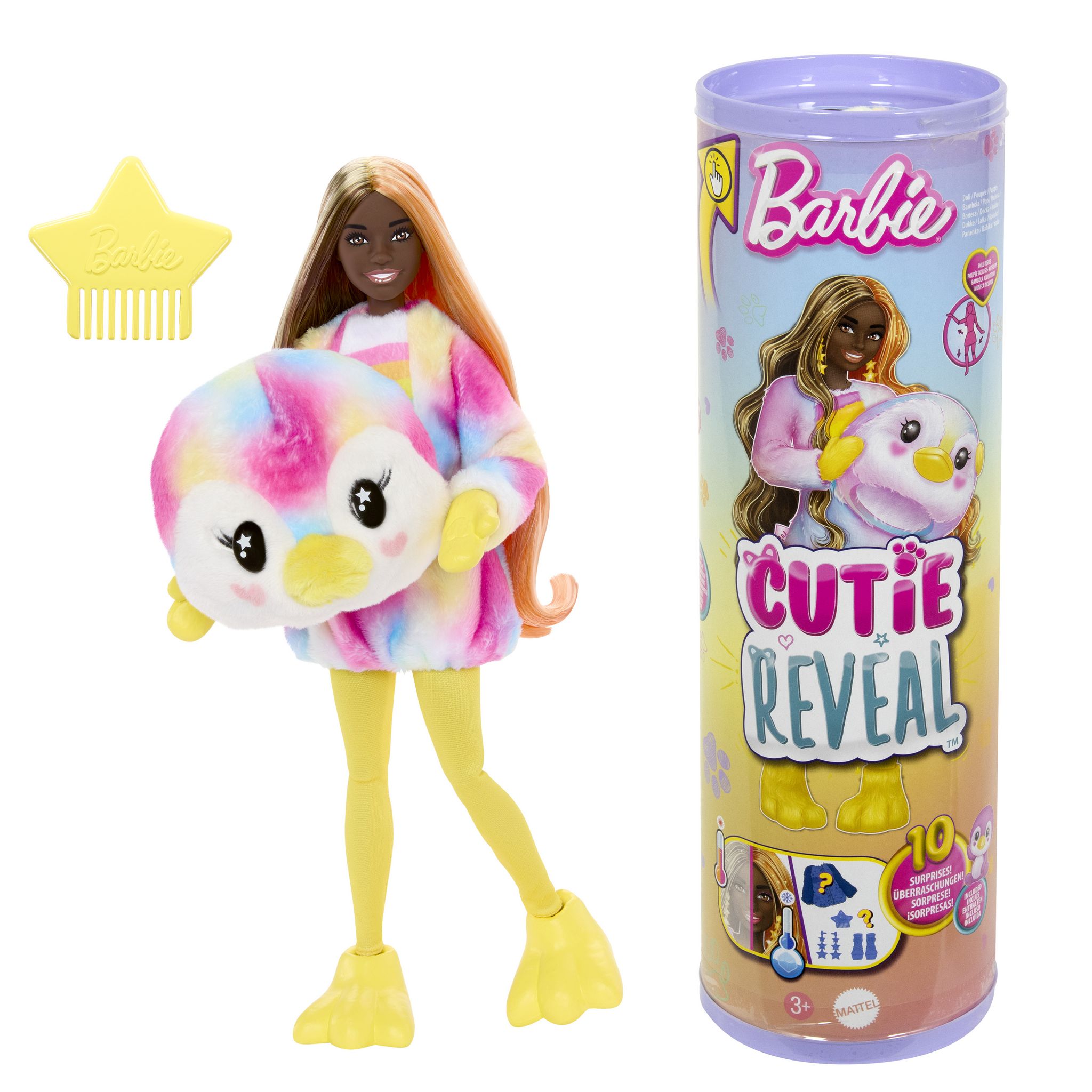 Voir la diapositive 2 : MATTEL Poupée Barbie Cutie Reveal Pinguoin