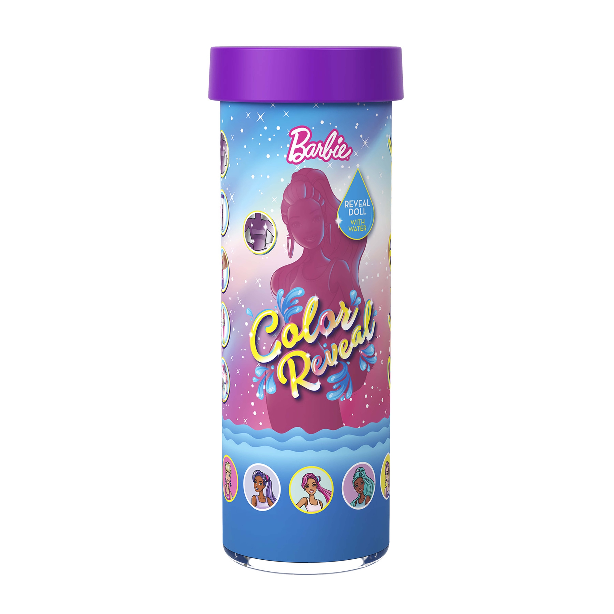 Voir la diapositive 3 : MATTEL Figurine mini Barbie Color Reveal