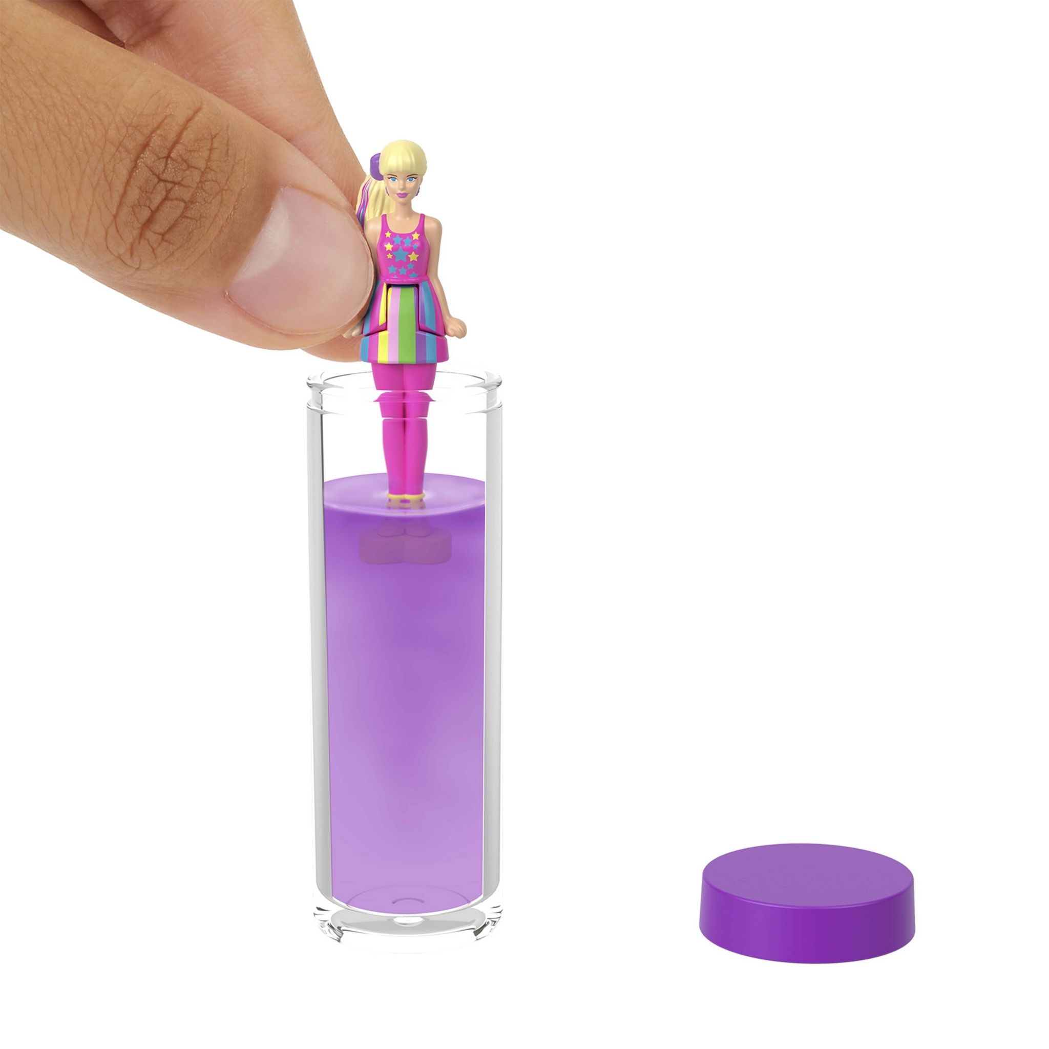 Voir la diapositive 7 : MATTEL Figurine mini Barbie Color Reveal