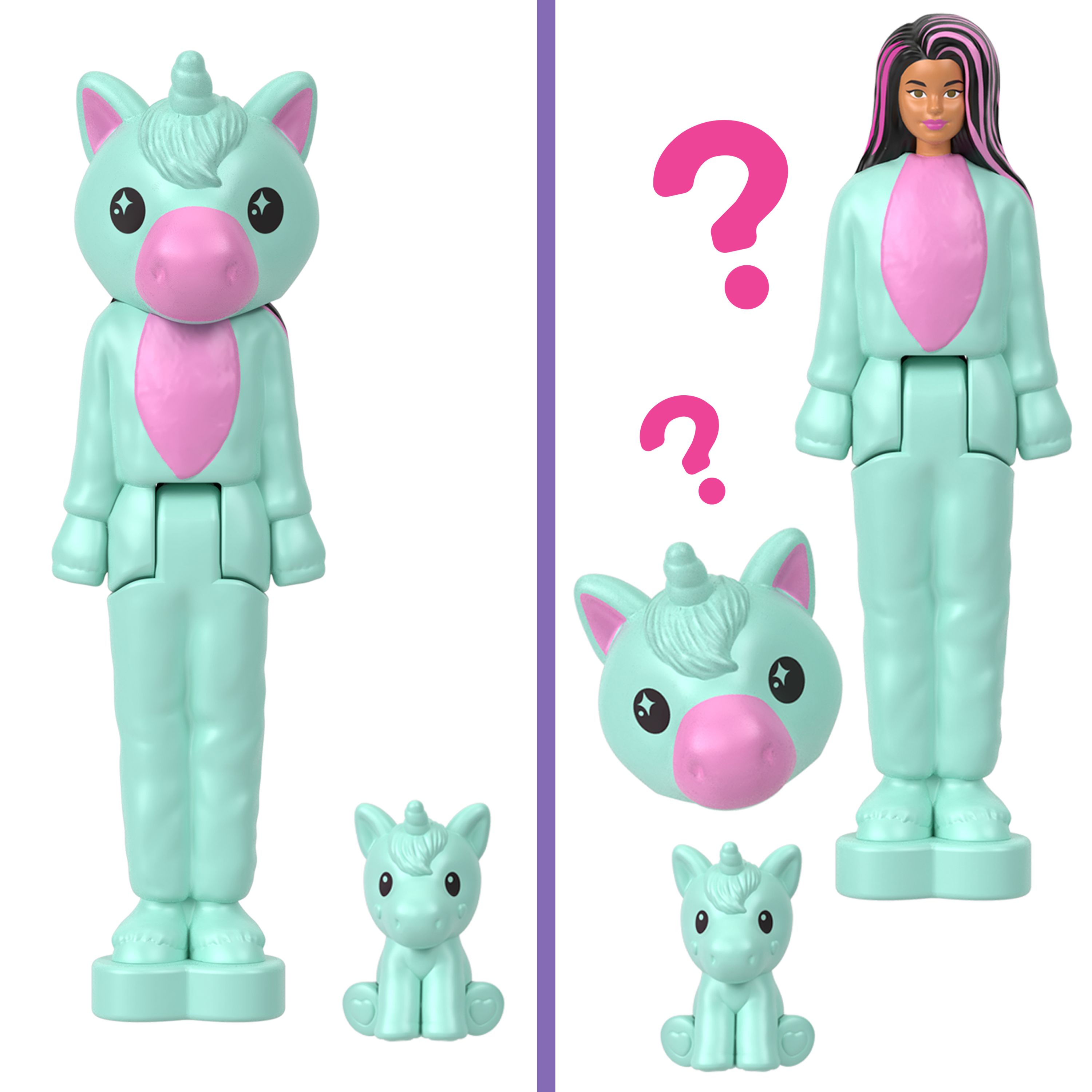 Voir la diapositive 4 : MATTEL Figurine Mini Barbie Cutie Reveal