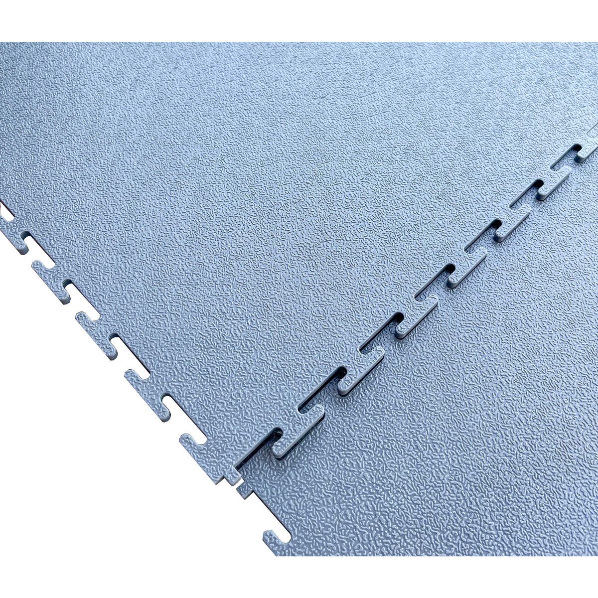 Lot de 10 dalles recoupables & pour tout type de sol - 2,50 m² - 50 x 50 cm - PVC - gris foncé