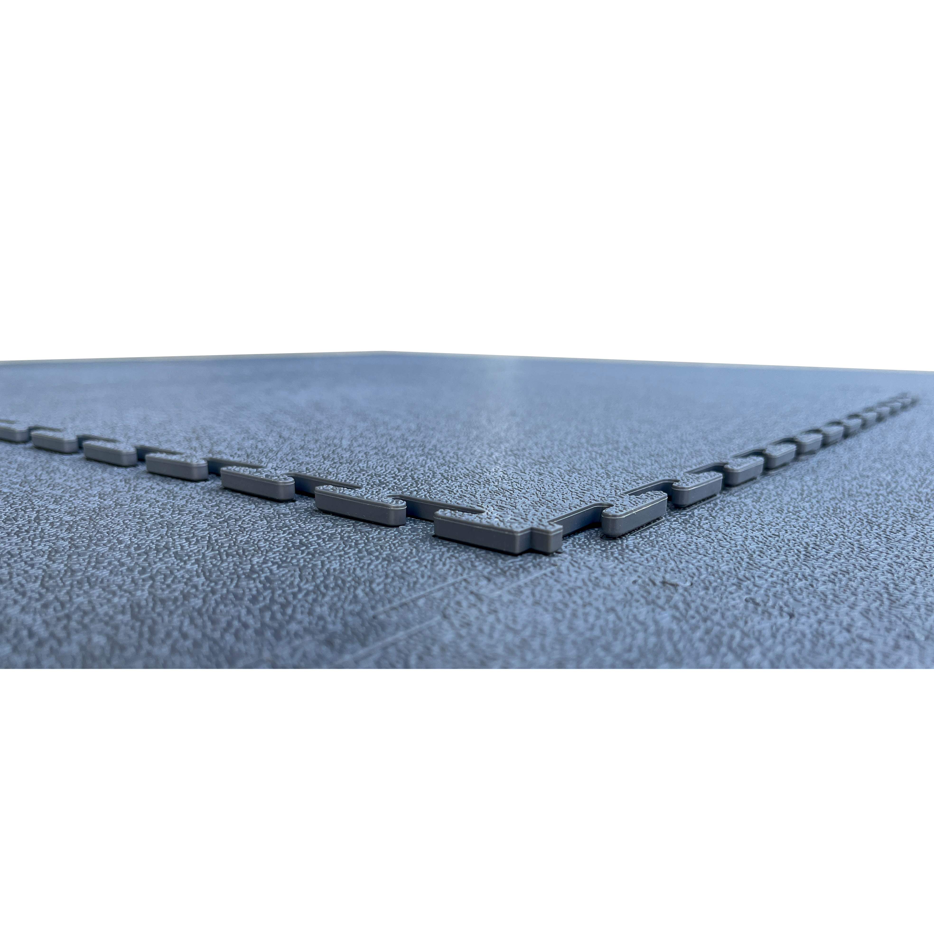Voir la diapositive 2 : Lot de 10 dalles recoupables & pour tout type de sol - 2,50 m² - 50 x 50 cm - PVC - gris foncé