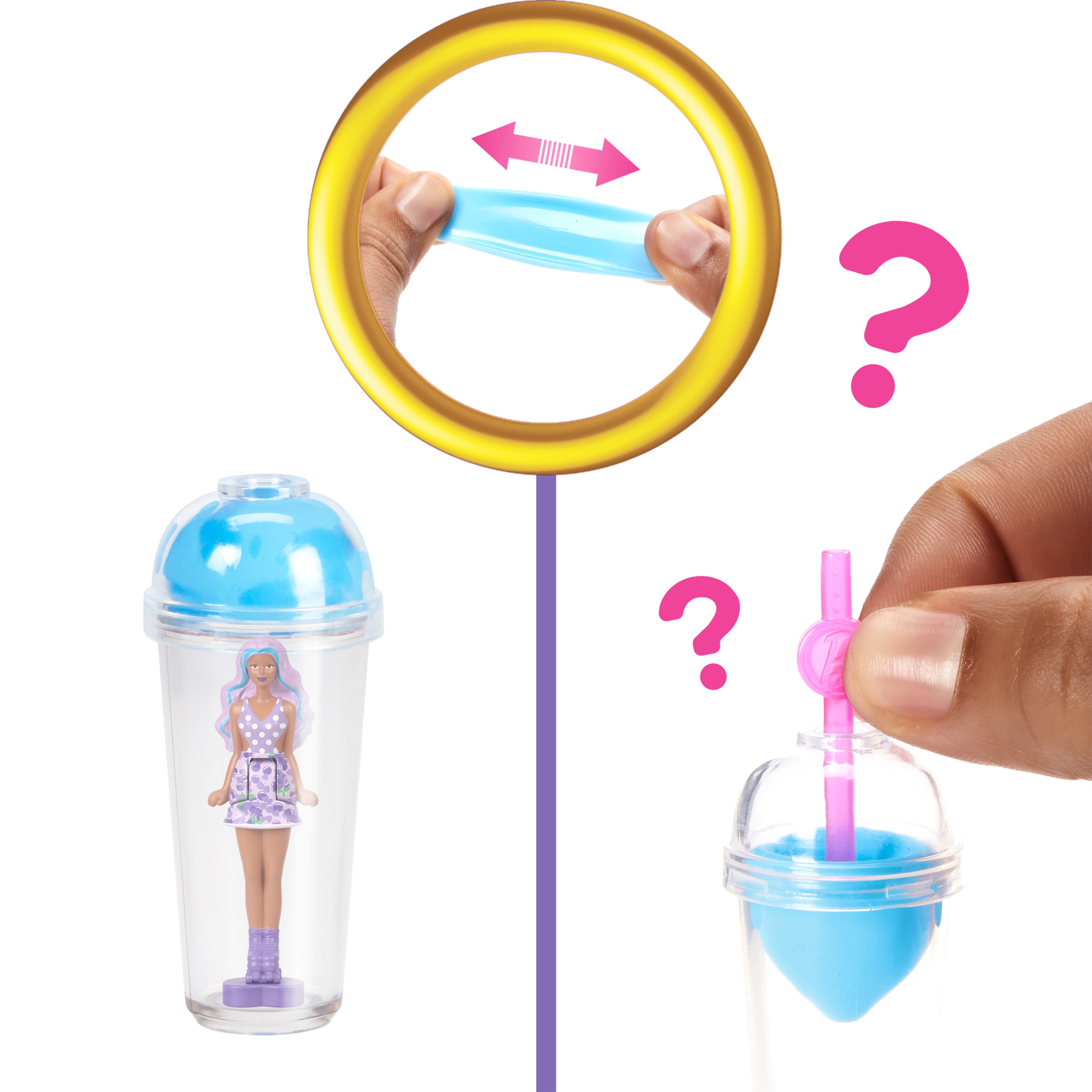 Voir la diapositive 2 : MATTEL Figurine mini Barbie Pop Reveal