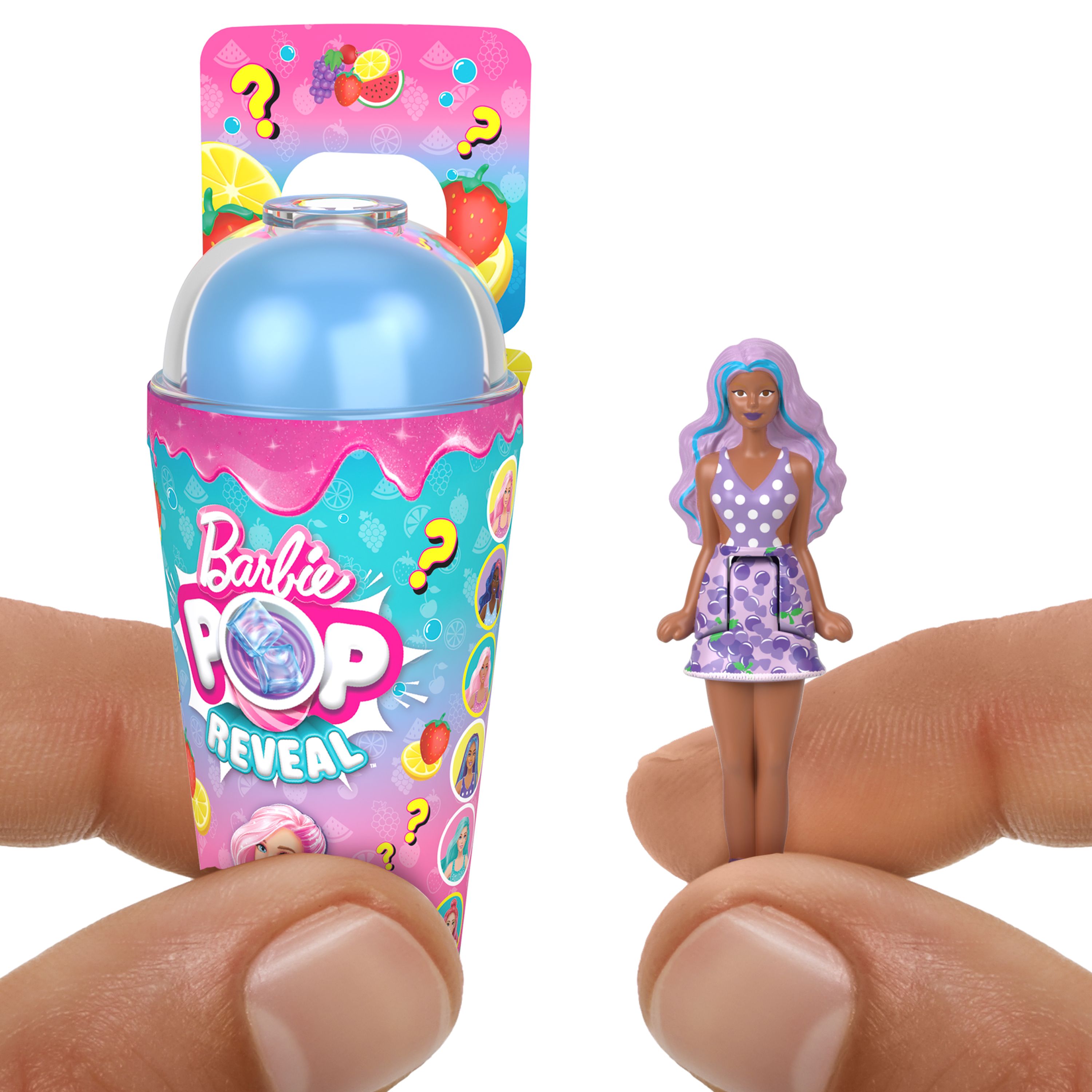 Voir la diapositive 4 : MATTEL Figurine mini Barbie Pop Reveal