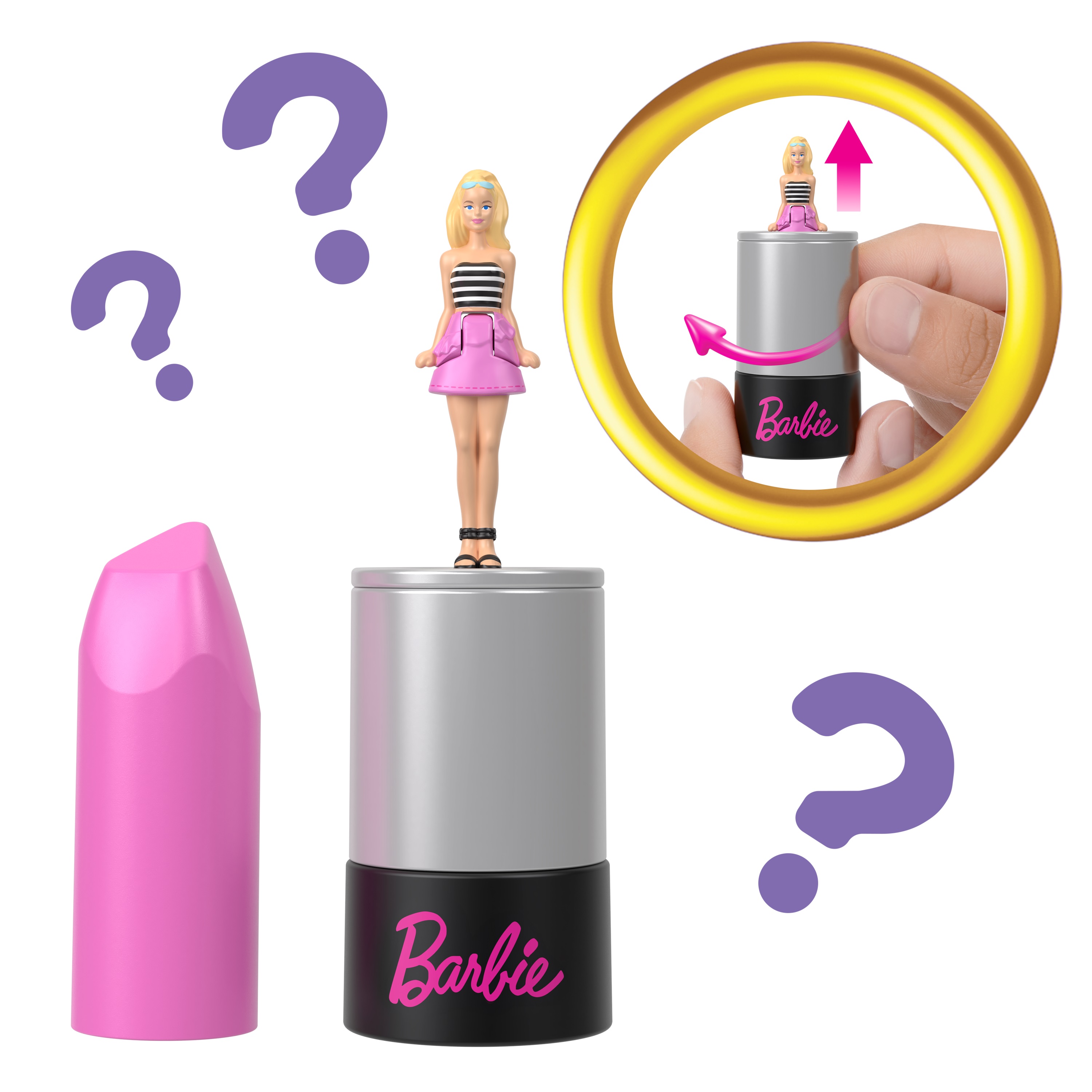 Voir la diapositive 3 : MATTEL Figurine mini Barbie Fashionistas
