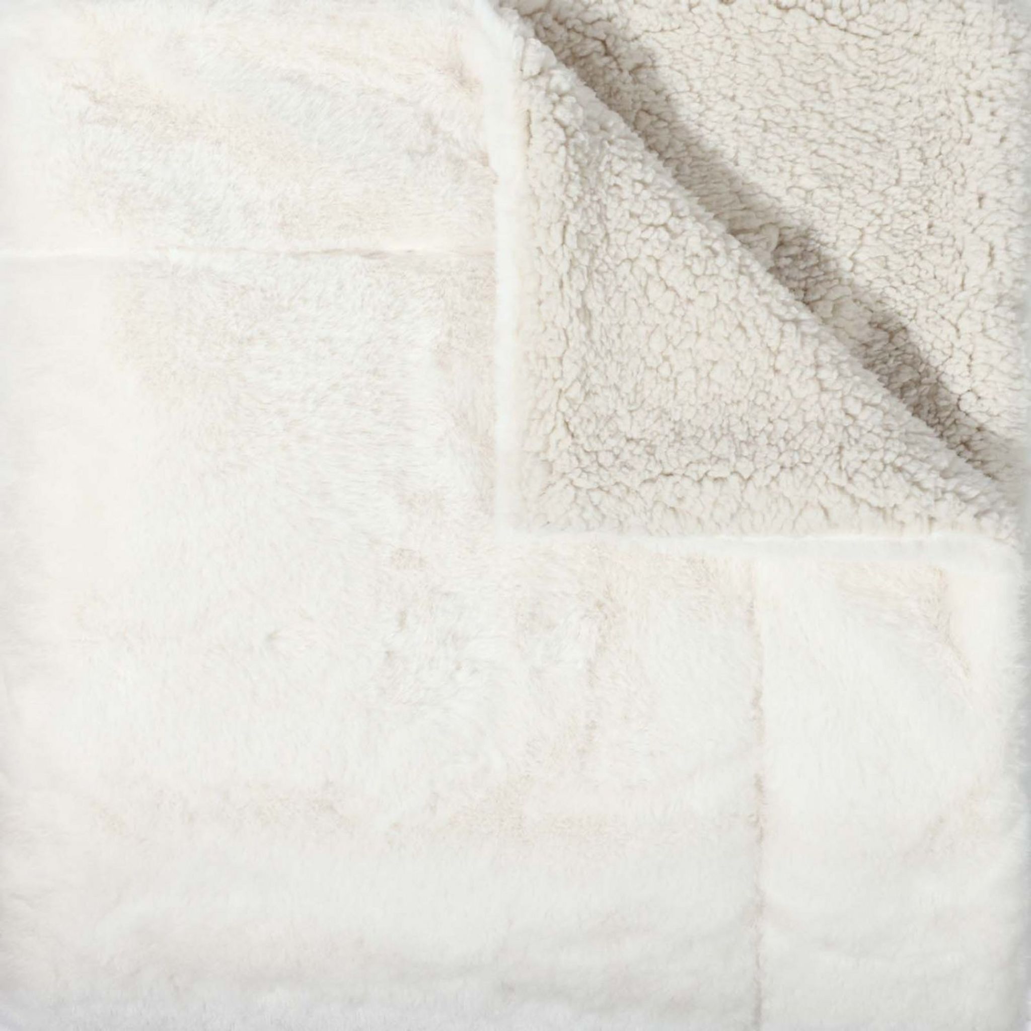 Voir la diapositive 2 : ACTUEL Plaid en fausse fourrure