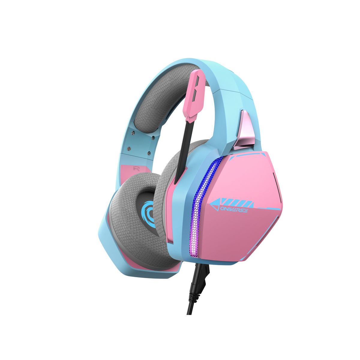 Casque Filaire Gaming Oniverse Nebula LED Multiplateforme