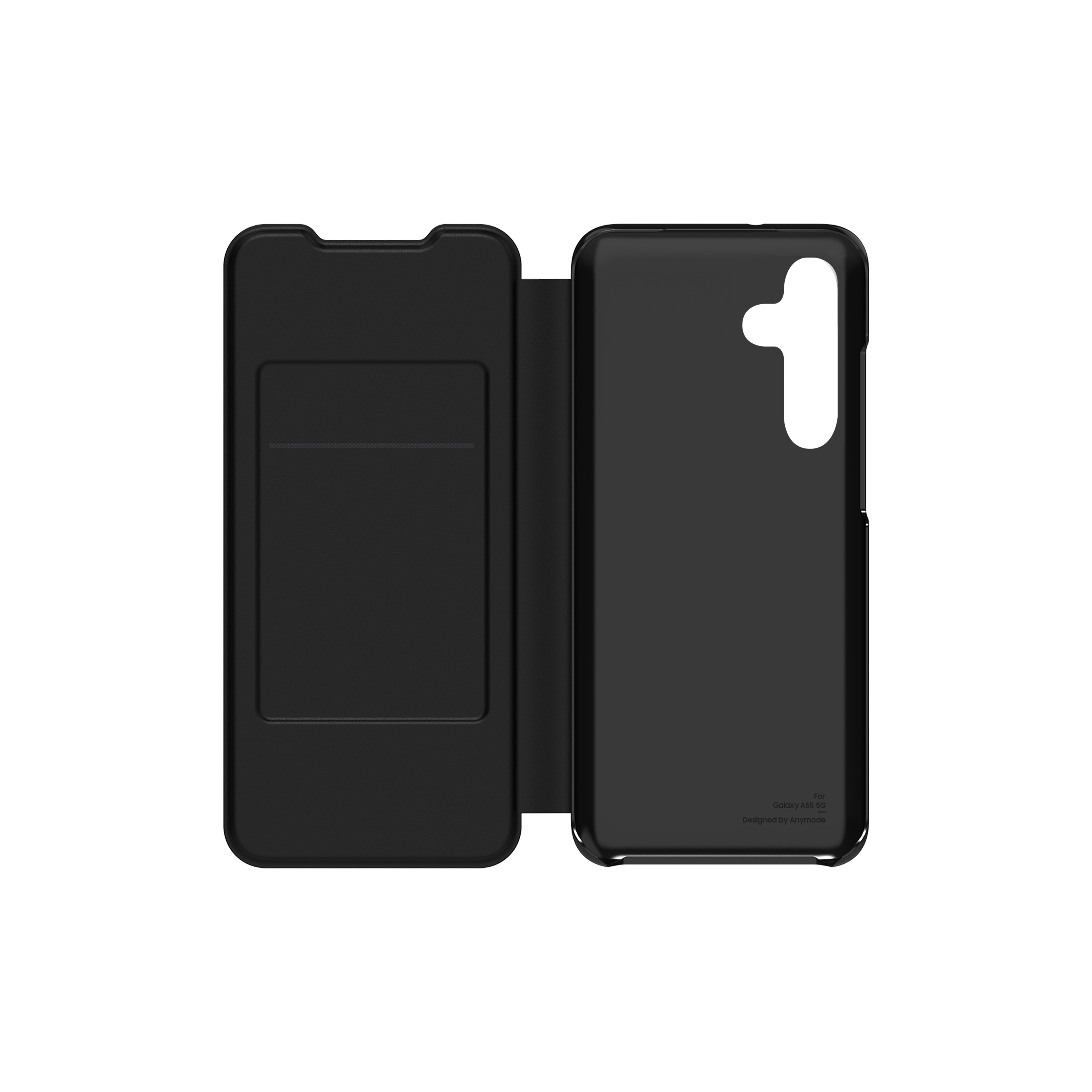 Voir la diapositive 2 : BIGBEN Étui folio pour Samsung Galaxy A55 5G - Noir
