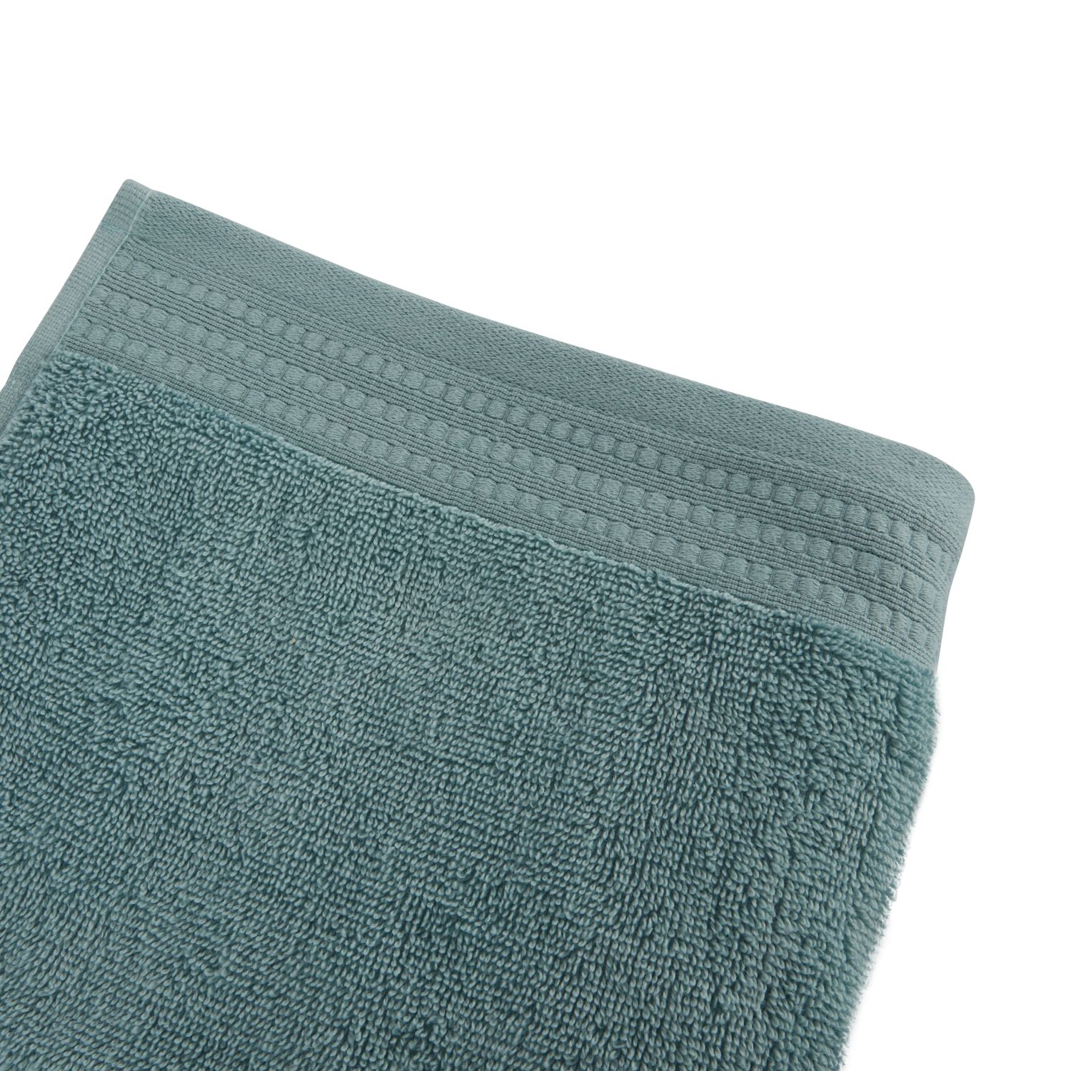 Voir la diapositive 2 : ACTUEL Maxi drap de bain uni en pur coton équitable labellisé Max Havelaar 450 g/m2
