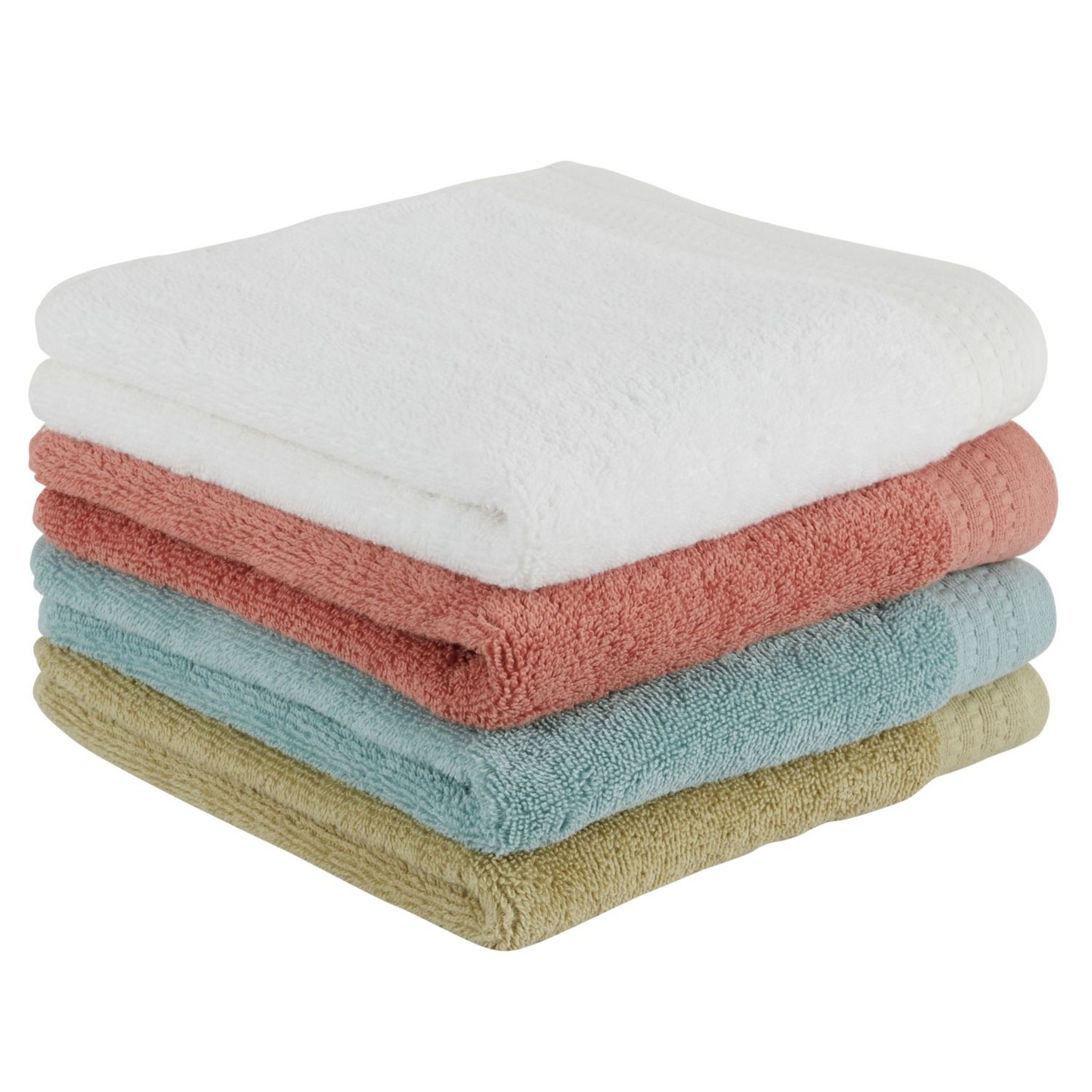 Voir la diapositive 4 : ACTUEL Maxi drap de bain uni en pur coton équitable labellisé Max Havelaar 450 g/m2