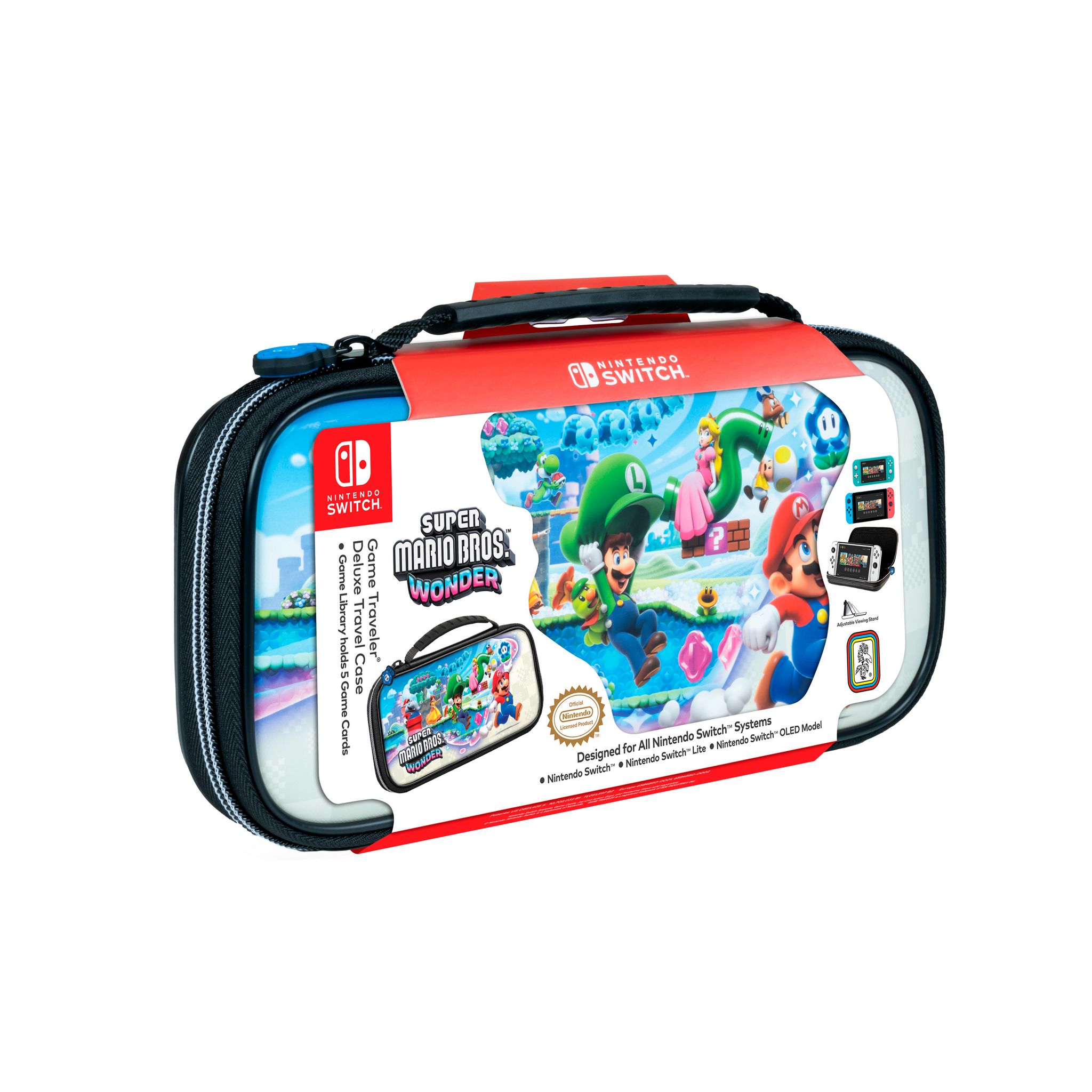 Voir la diapositive 3 : Pochette de Transport Super Mario Bros Wonder Nintendo Switch