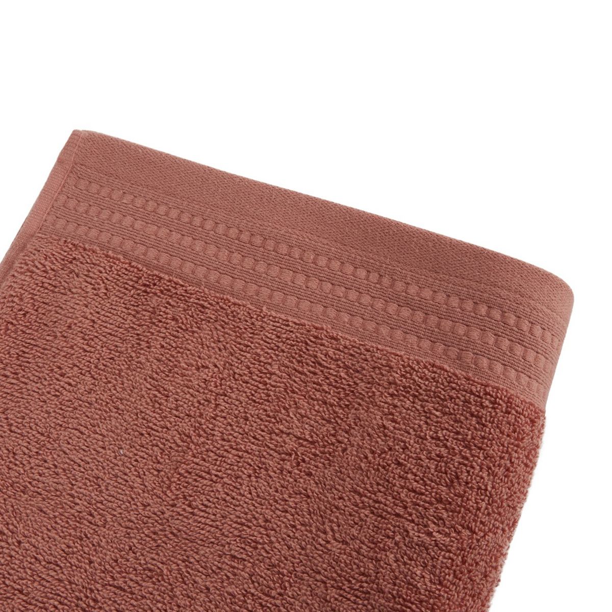 ACTUEL Drap de bain uni en pur coton équitable labellisé Max Havelaar 450 g/m2