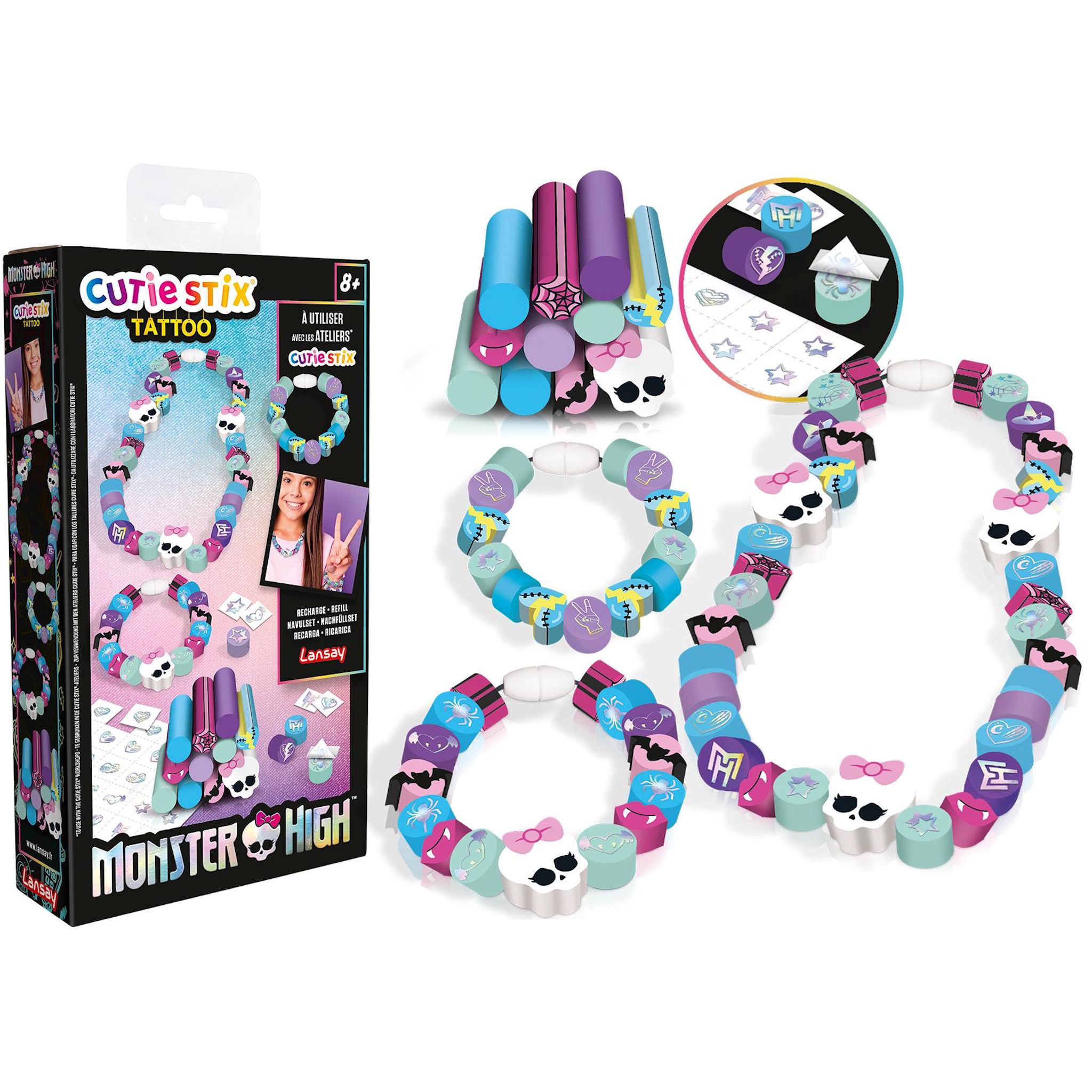 Voir la diapositive 5 : LANSAY Cutie Stix Original Recharge Monster High