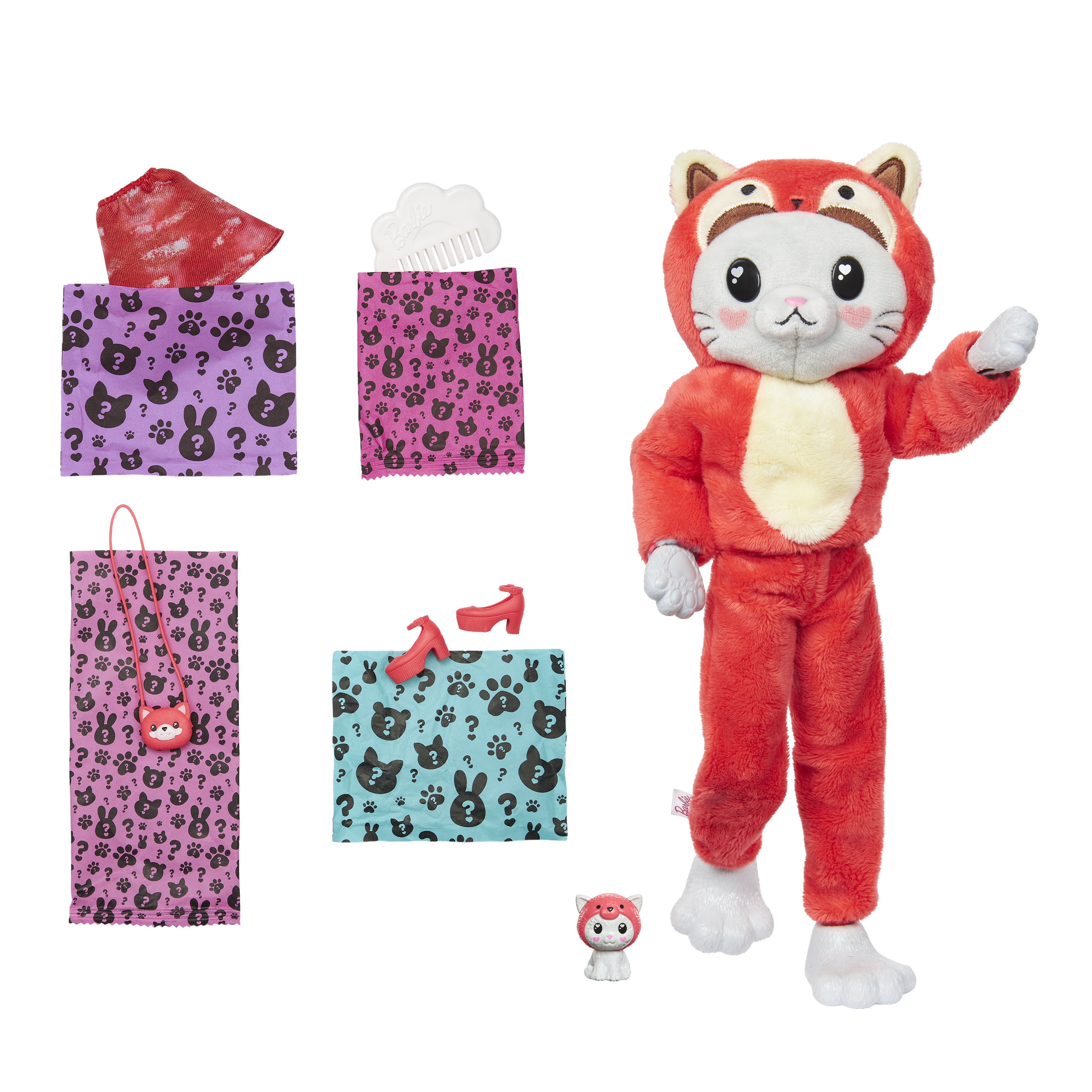 Voir la diapositive 2 : MATTEL Poupée Barbie Cutie Reveal Panda Roux