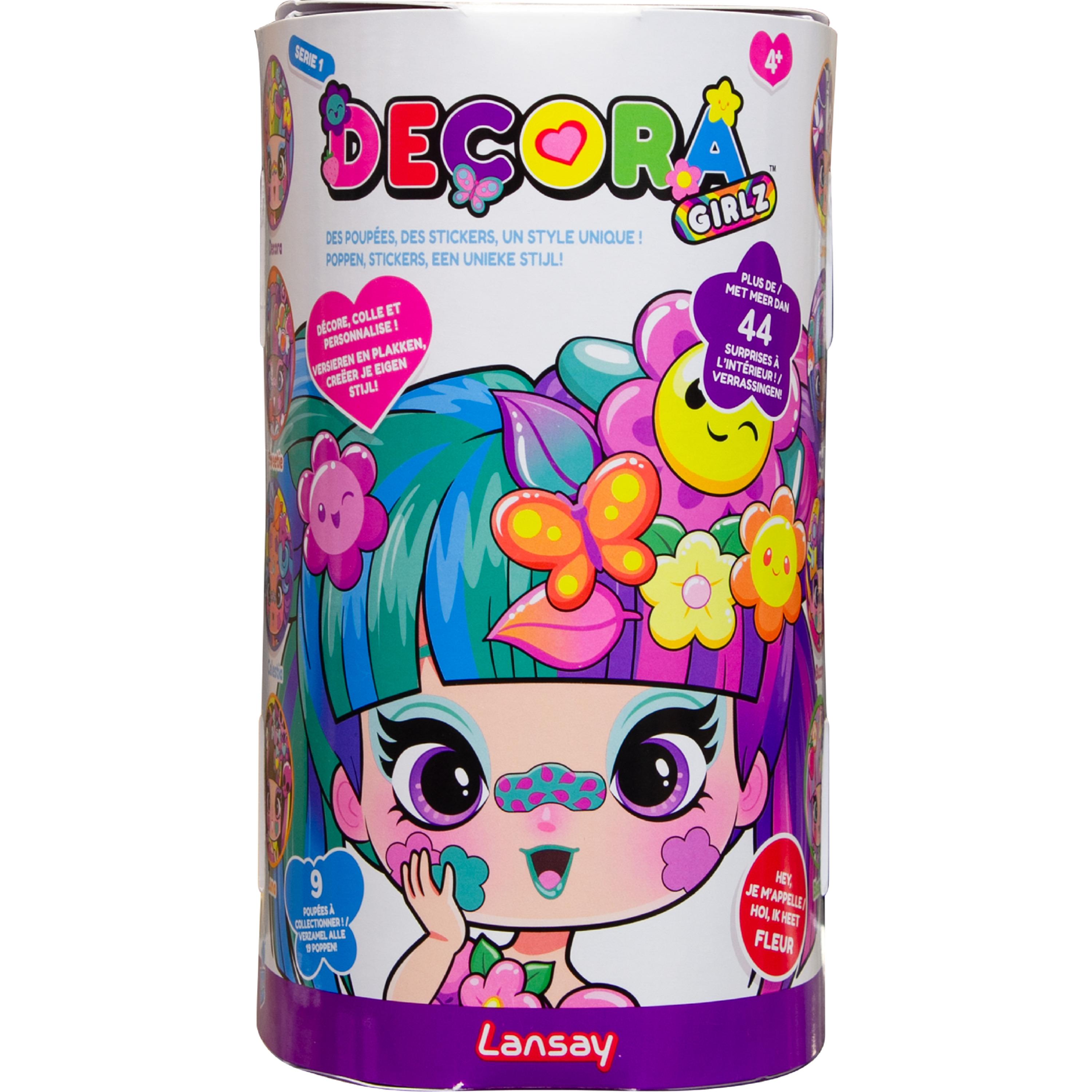 Voir la diapositive 2 : LANSAY Poupée Decora Girlz Minis Fashion à personnaliser - Fleur