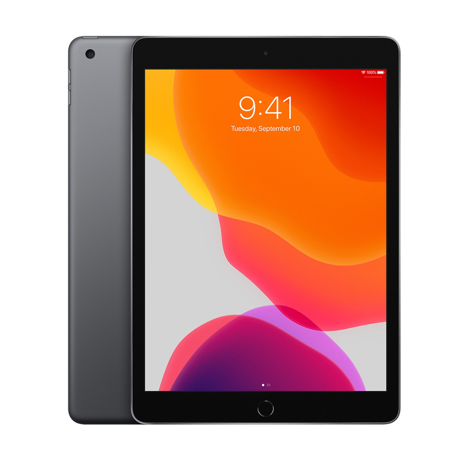 Voir la diapositive 2 : APPLE Tablette tactile reconditionnée IPAD7 10,2" 32 Go grade B + Coque - Gris