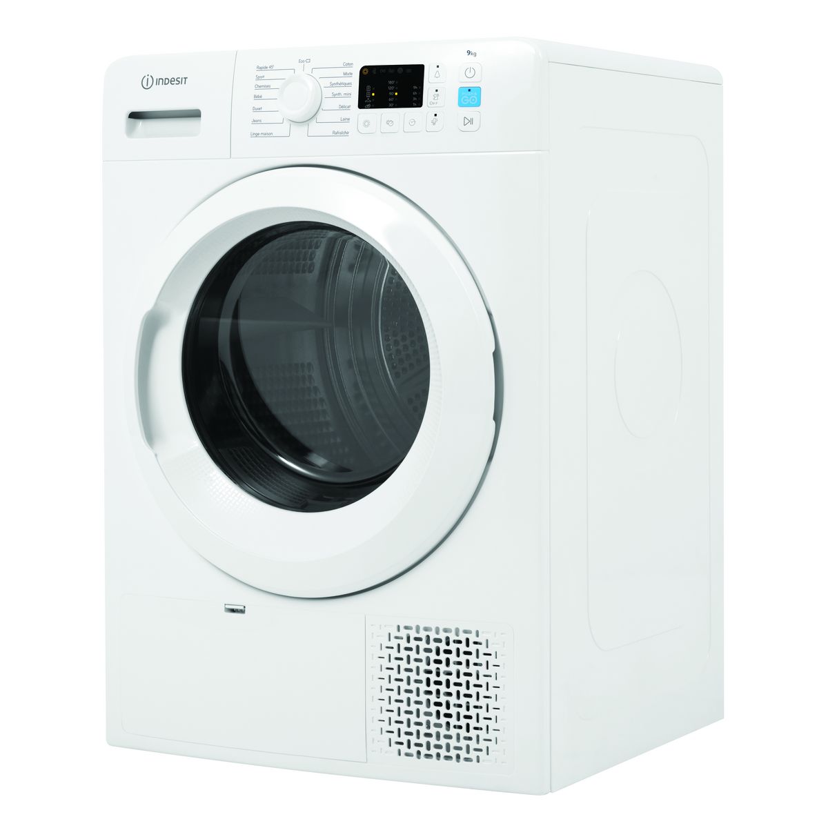 INDESIT Sèche linge hublot YTNM1091FR, 9 kg, Pompe à chaleur, A+
