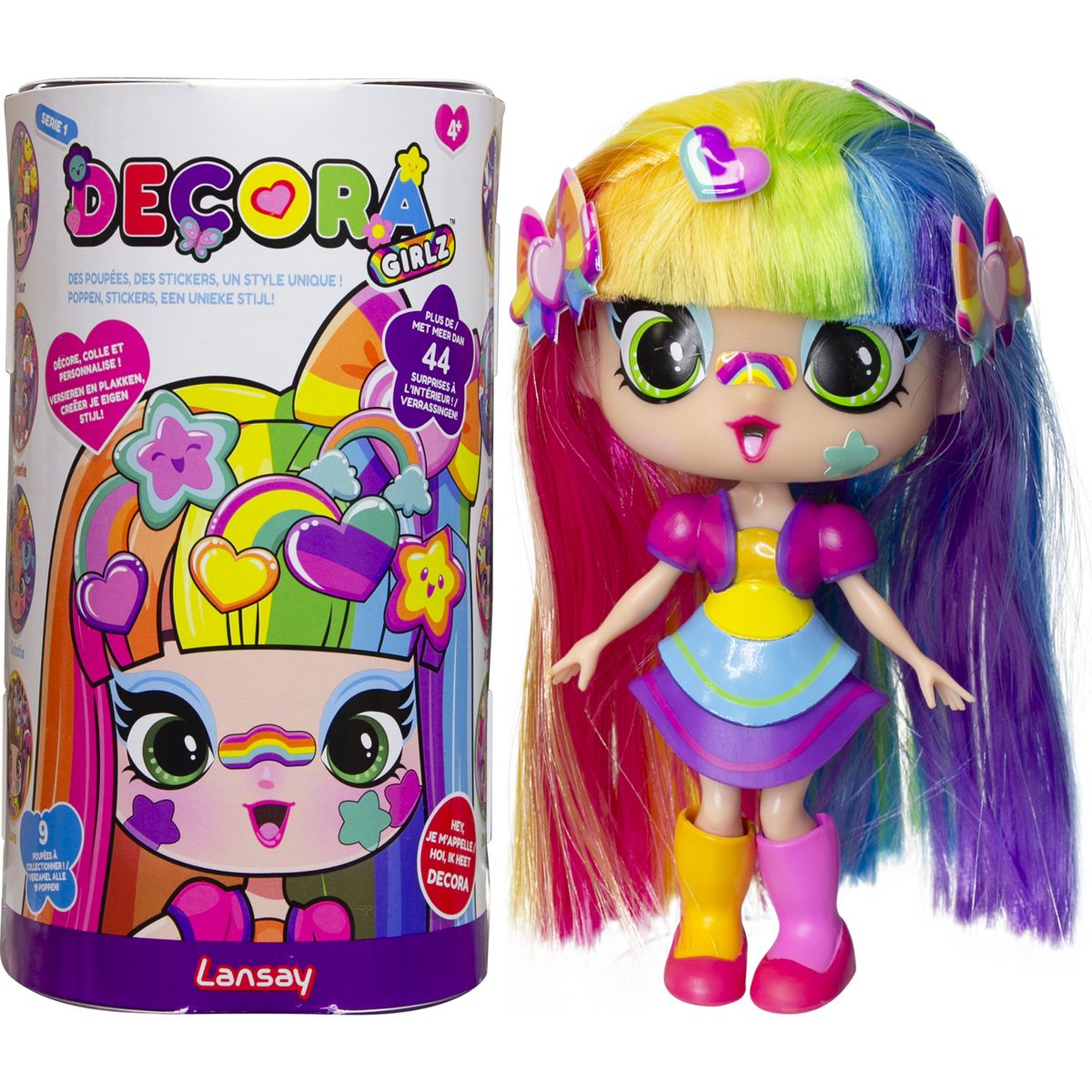 LANSAY Poupée Decora Girlz Minis Fashion à personnaliser - Decora