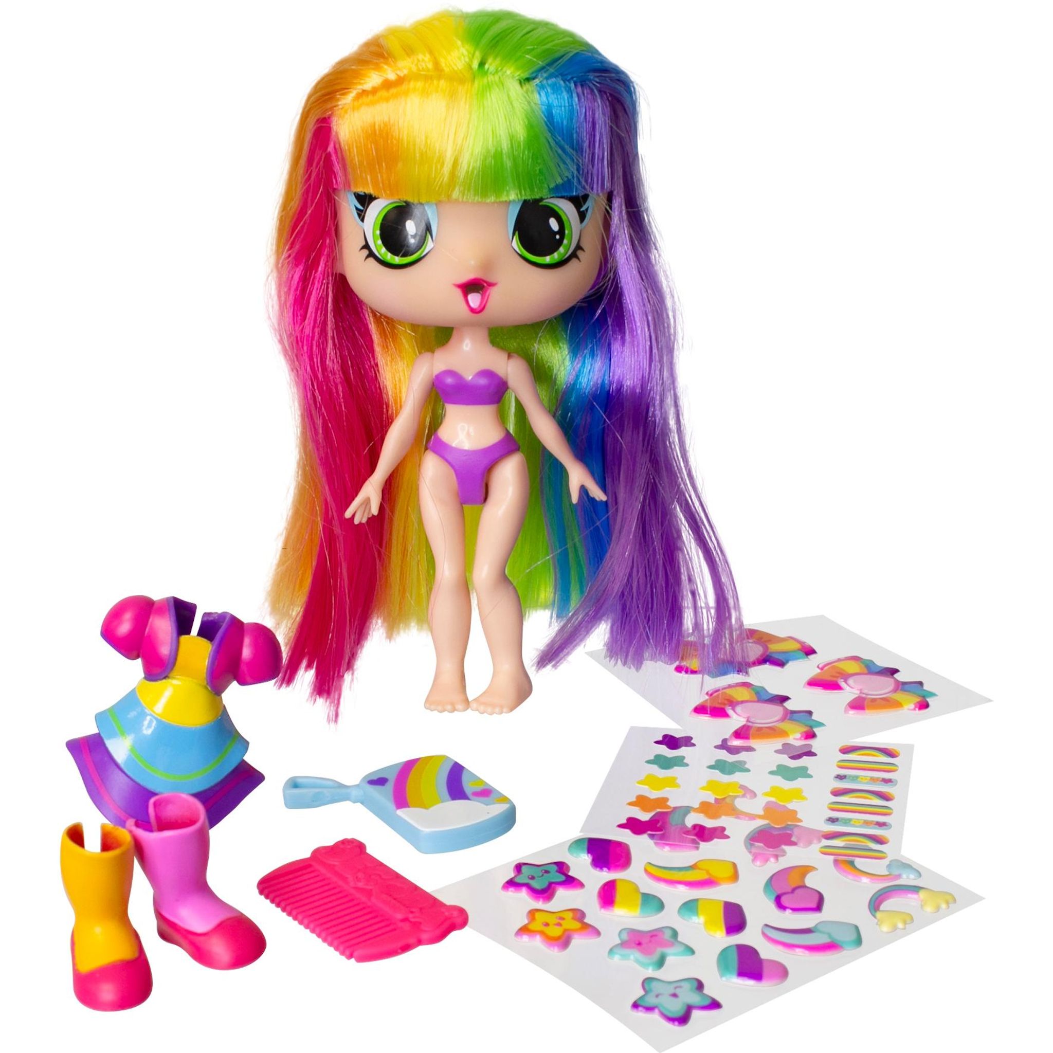 Voir la diapositive 2 : LANSAY Poupée Decora Girlz Minis Fashion à personnaliser - Decora