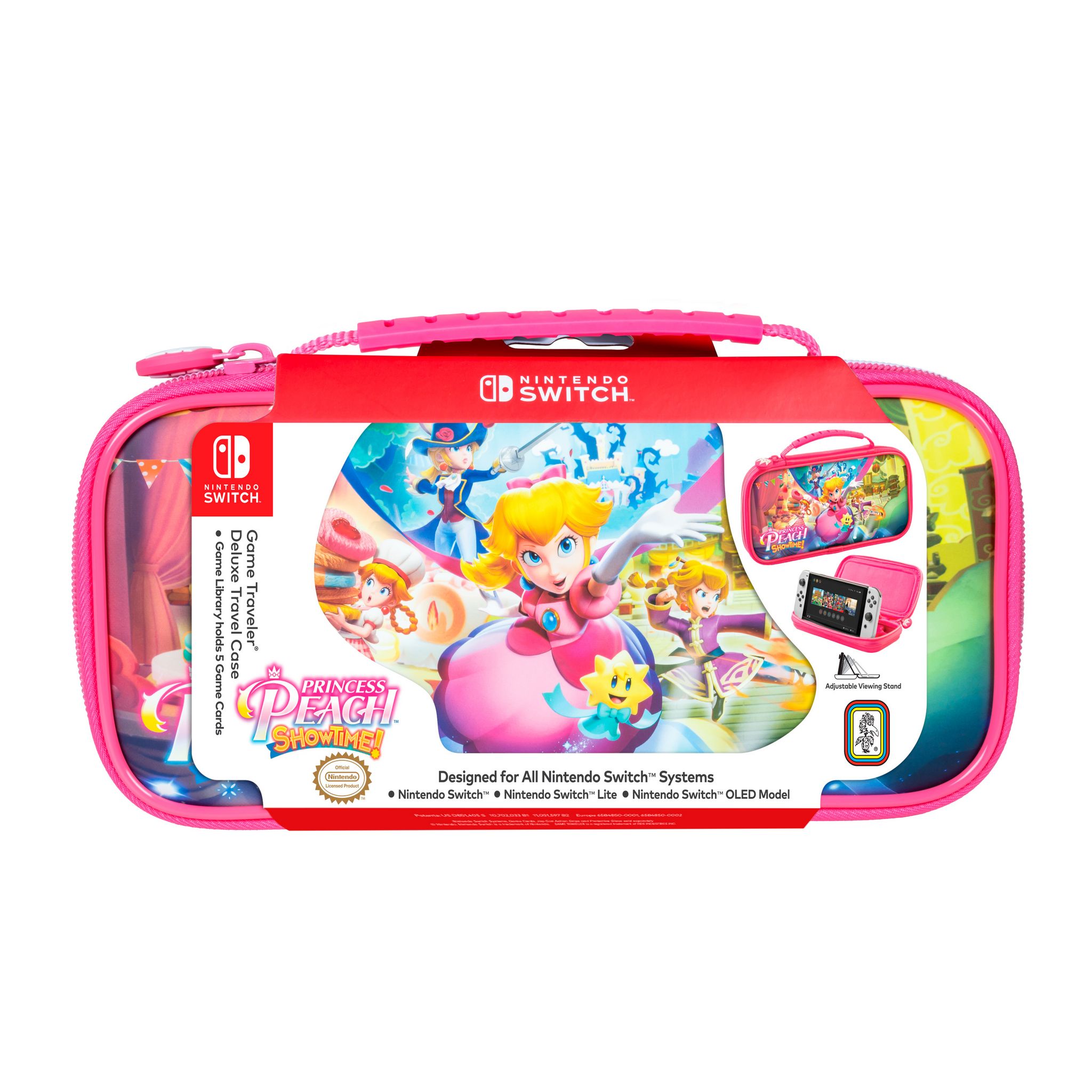 Voir la diapositive 2 : Pochette de Transport Princess Peach Showtime Nintendo Switch