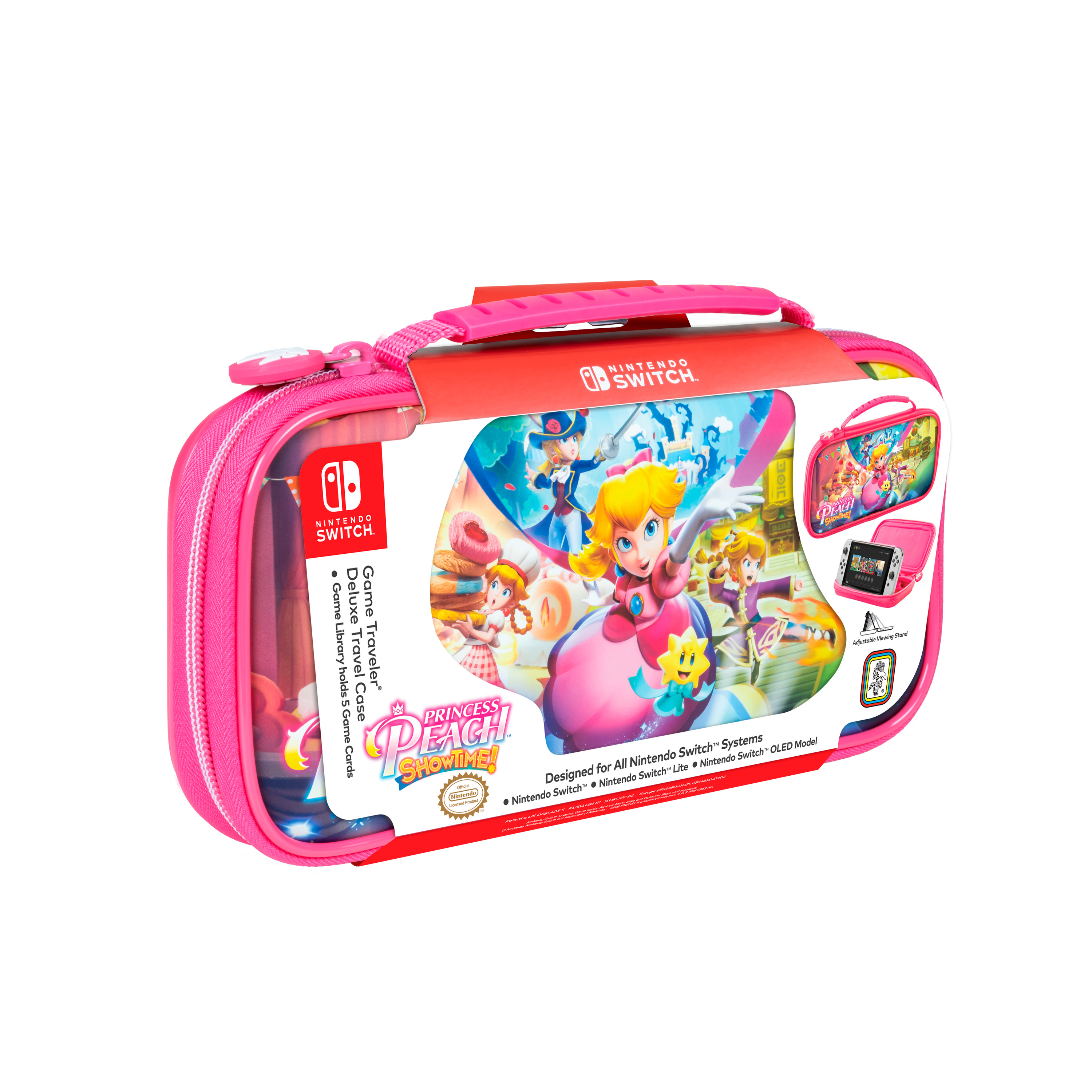 Voir la diapositive 3 : Pochette de Transport Princess Peach Showtime Nintendo Switch