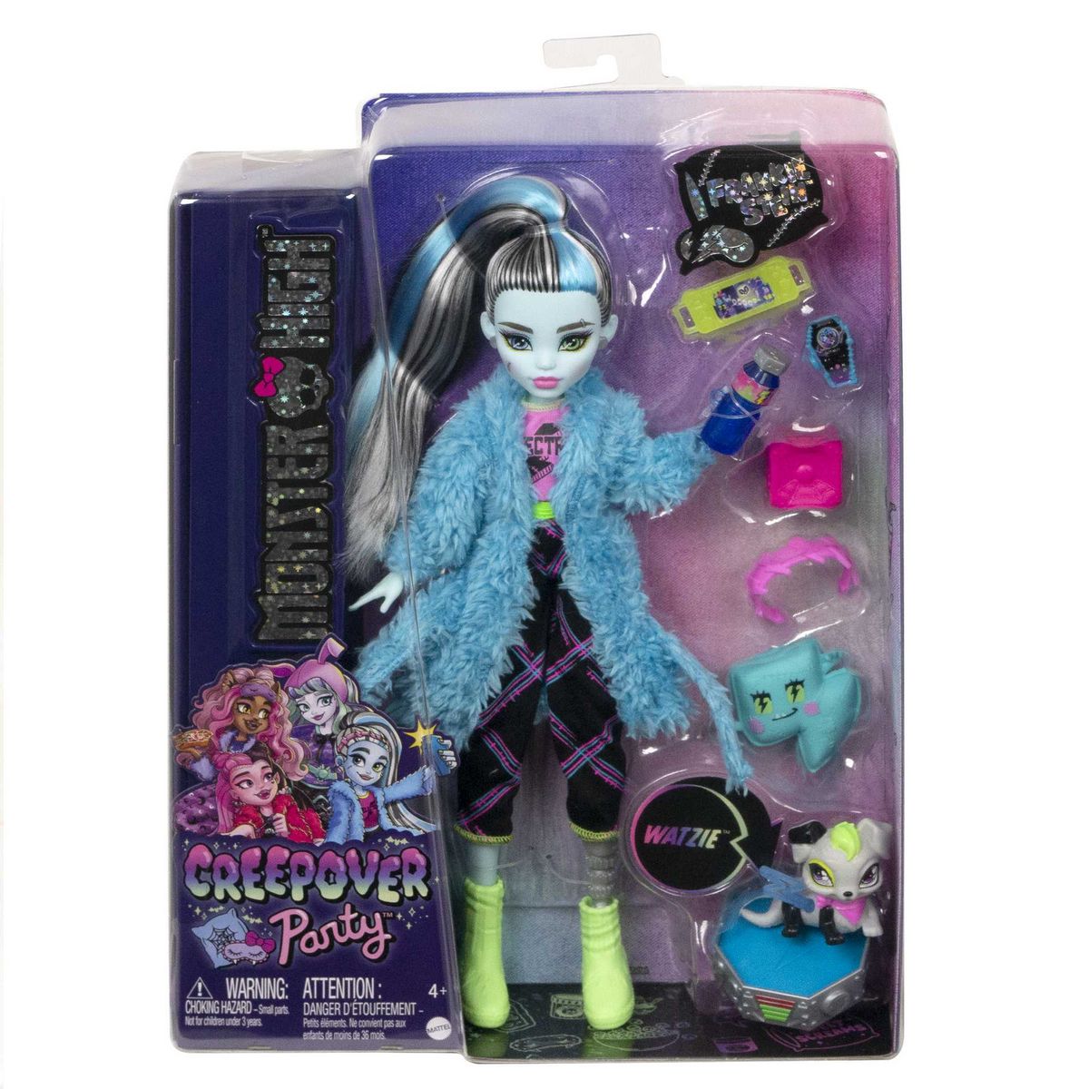 MATTEL Poupée Monster High Frankie soirée Pyjama