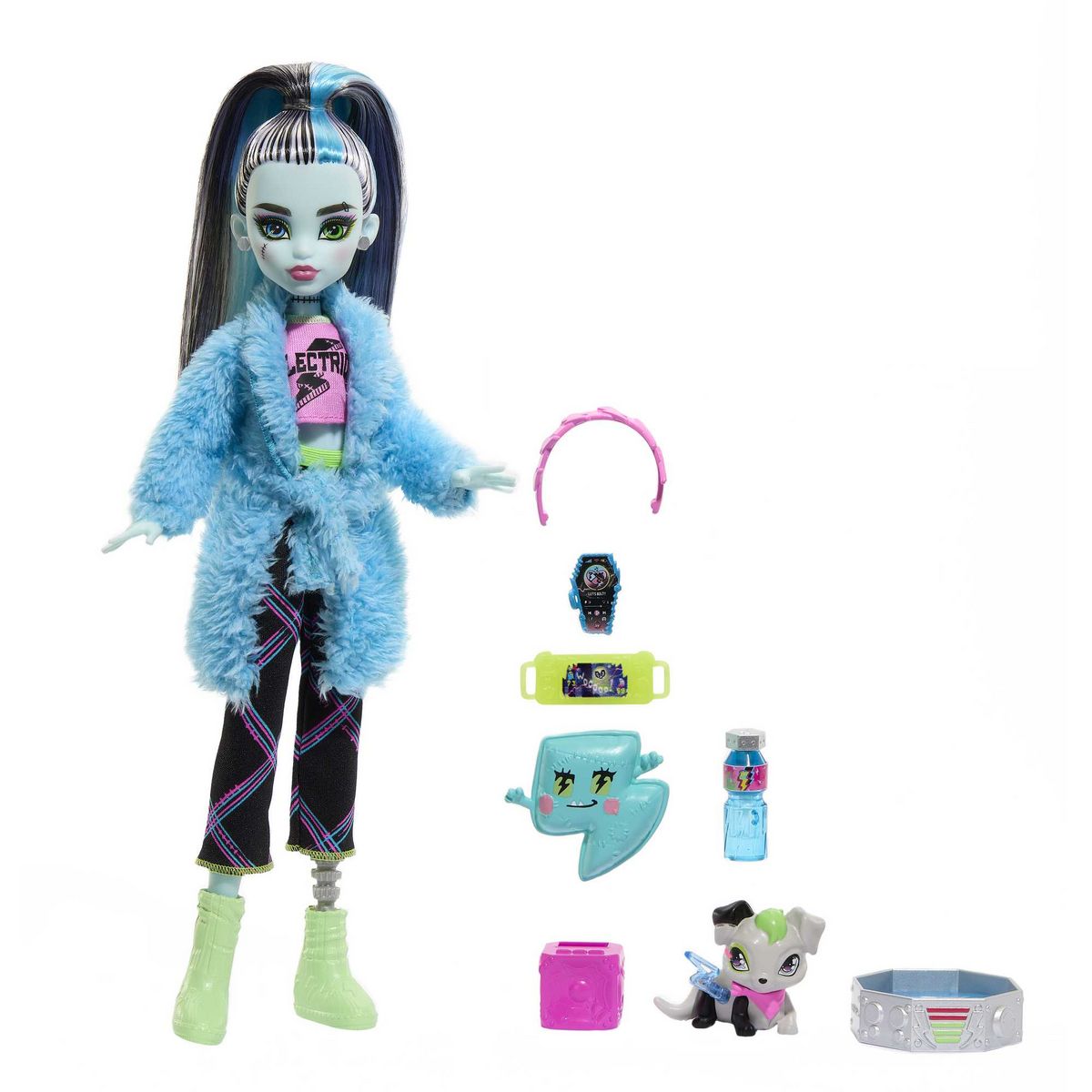 MATTEL Poupée Monster High Frankie soirée Pyjama