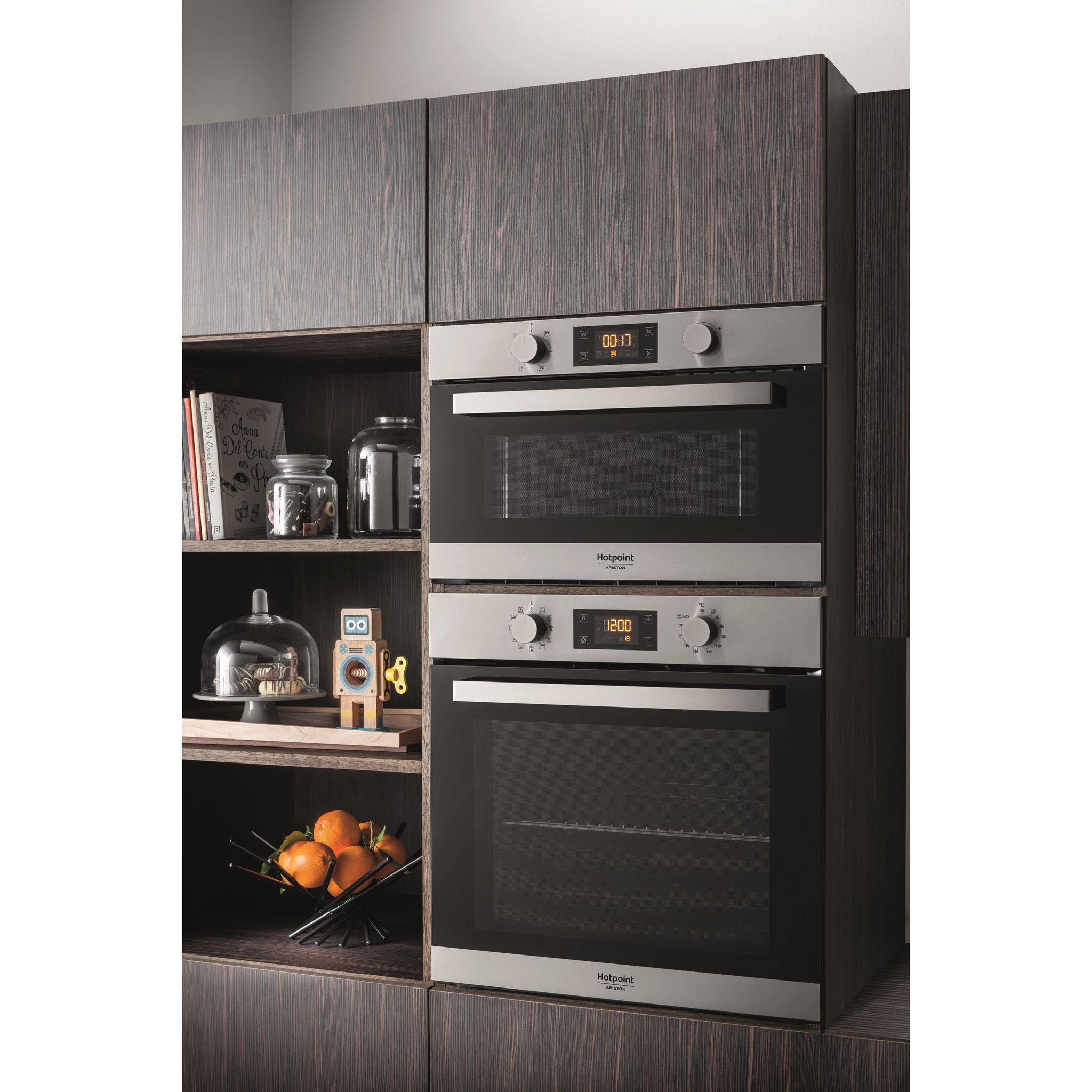 Voir la diapositive 2 : HOTPOINT Four encastrable FA2844PIXHA, 71 L, Multifonction, Chaleur pulsée, Nettoyage pyrolyse, A+
