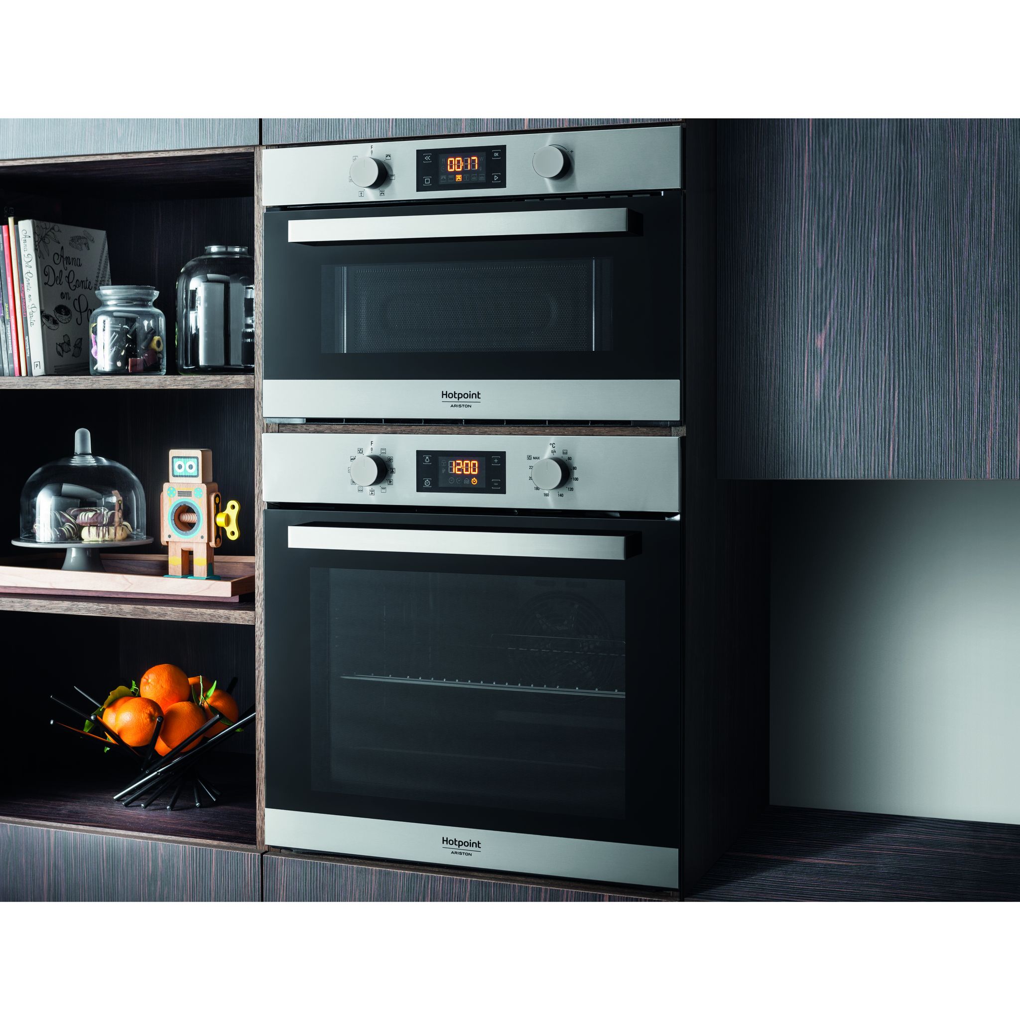 Voir la diapositive 3 : HOTPOINT Four encastrable FA2844PIXHA, 71 L, Multifonction, Chaleur pulsée, Nettoyage pyrolyse, A+