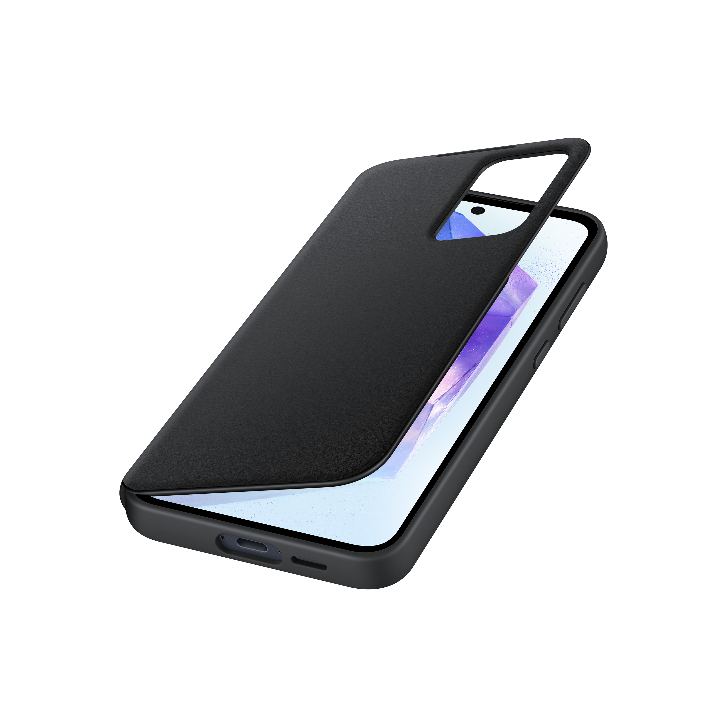 Voir la diapositive 2 : BIGBEN Étui folio Smartview pour Samsung Galaxy A55 5G - Noir
