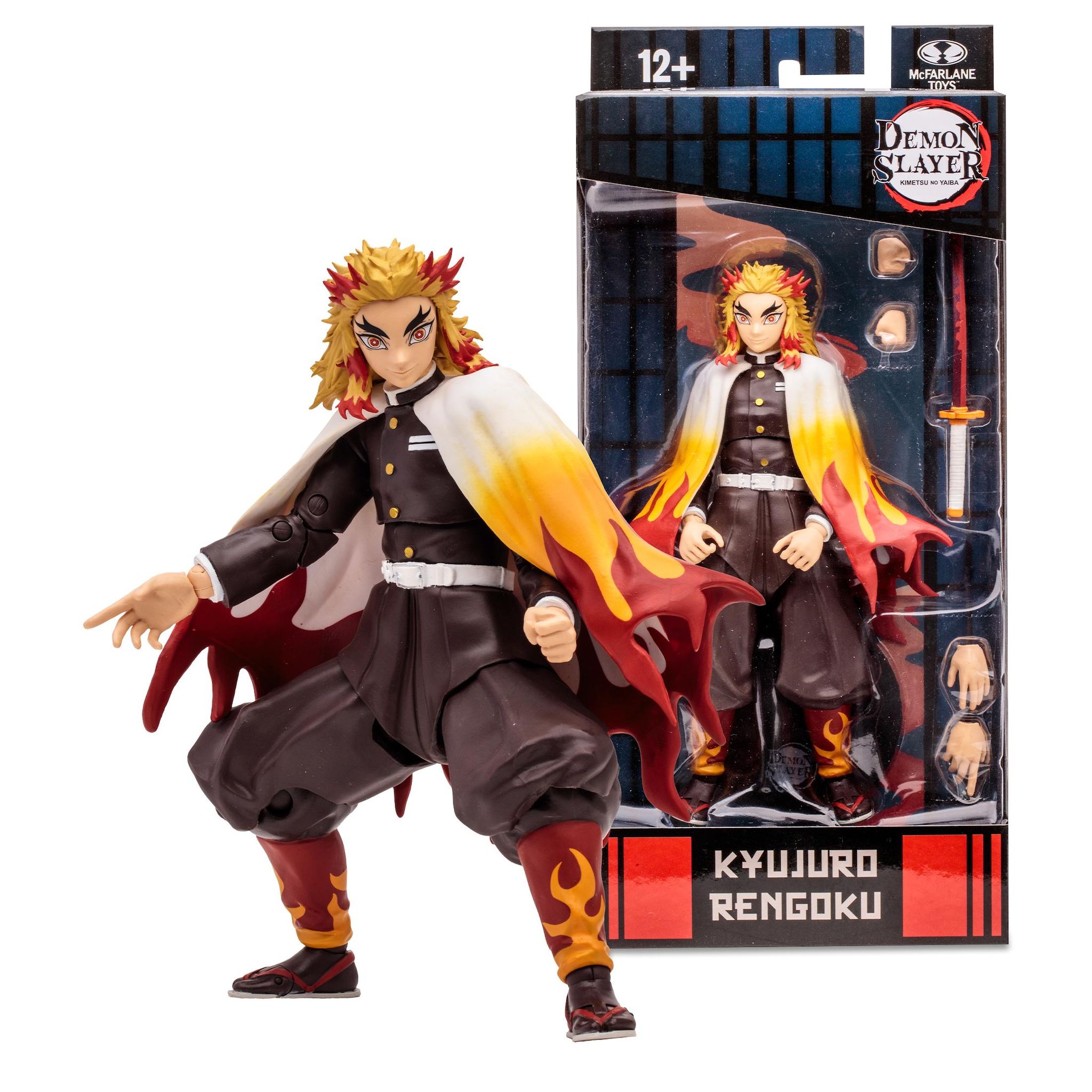 Voir la diapositive 4 : LANSAY Figurine Demon Slayer Kyojuro Rengoku