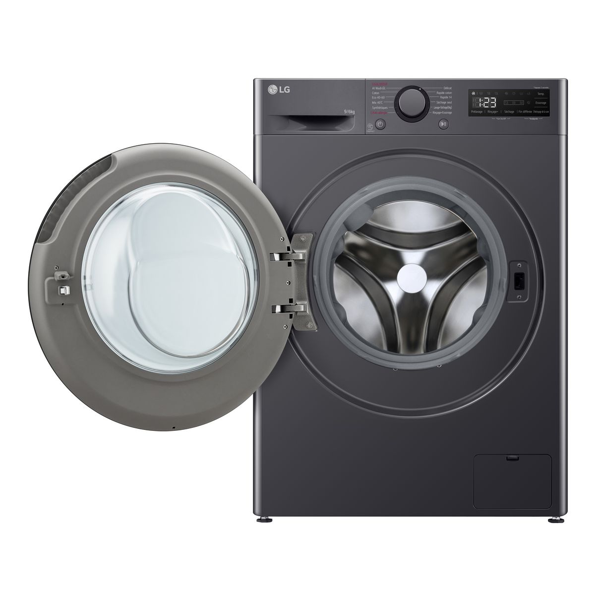 LG Lave linge hublot à induction F14R35MBS, 10 kg, 1400/min, A