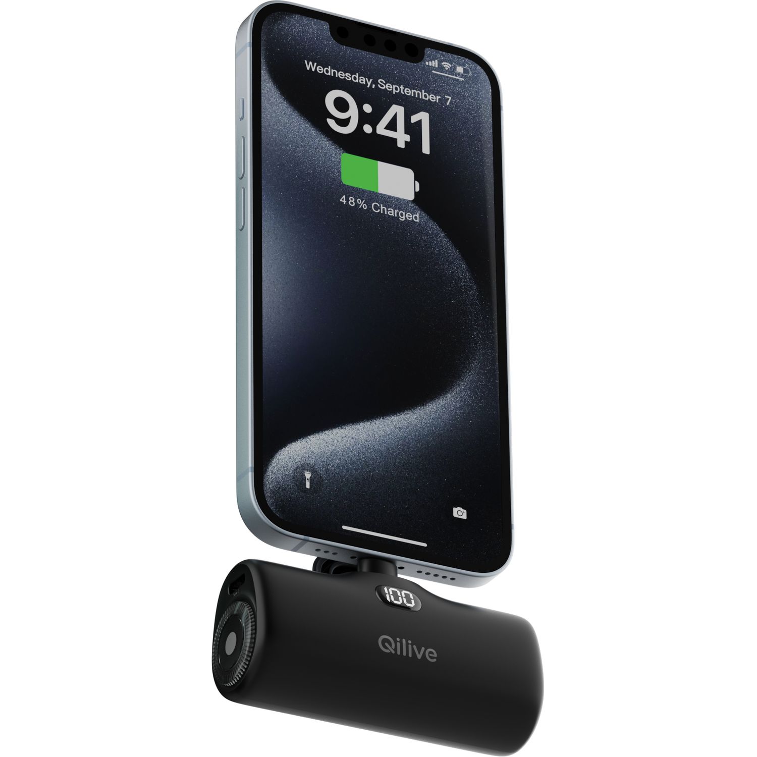 Voir la diapositive 6 : QILIVE Batterie de secours USB C 4600mAh