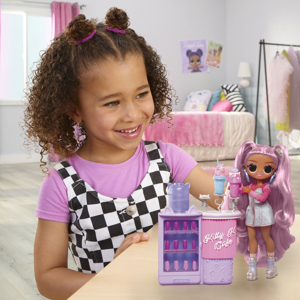 MGA Poupée LOL Surprise Kitty K Café