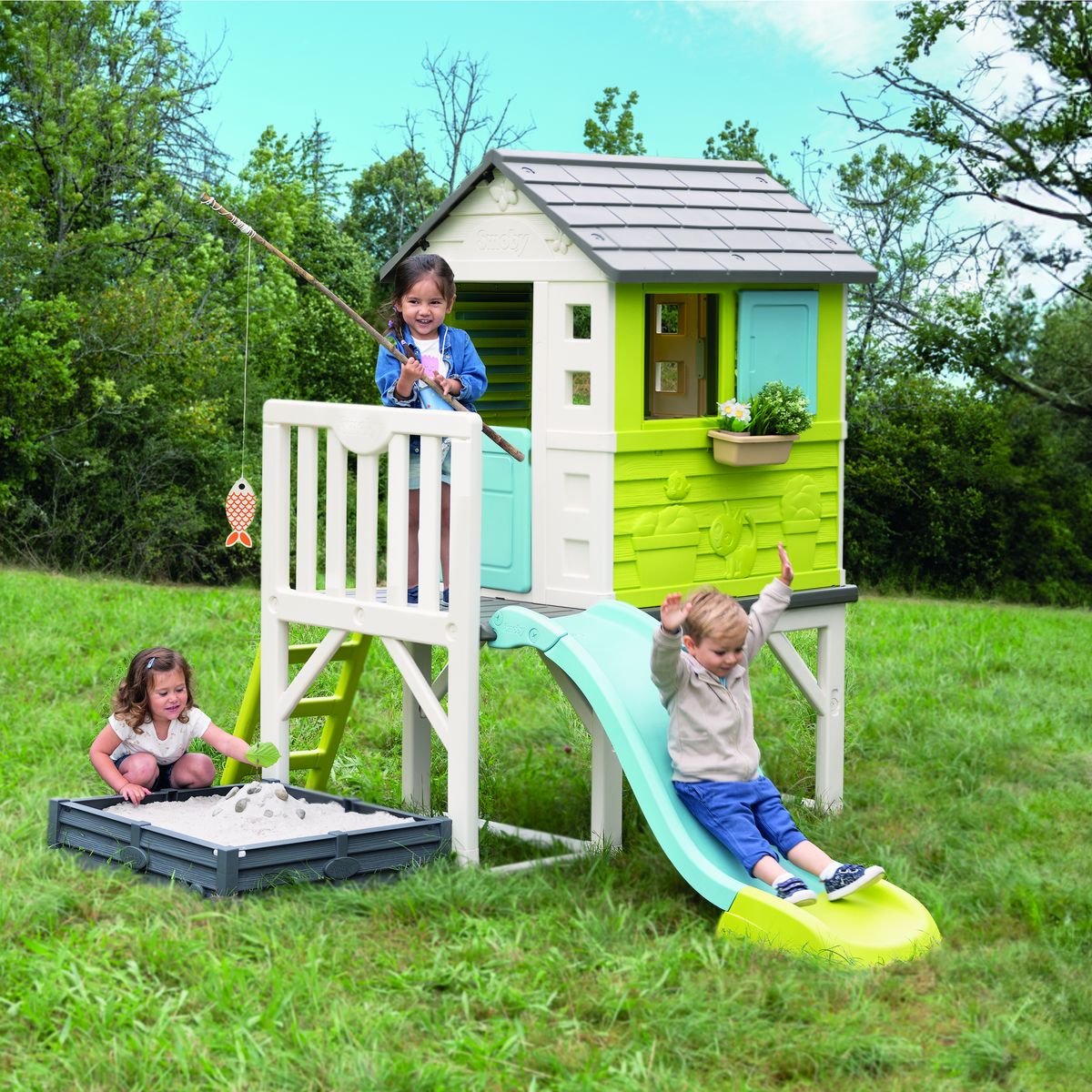 SMOBY Maison pilotis square