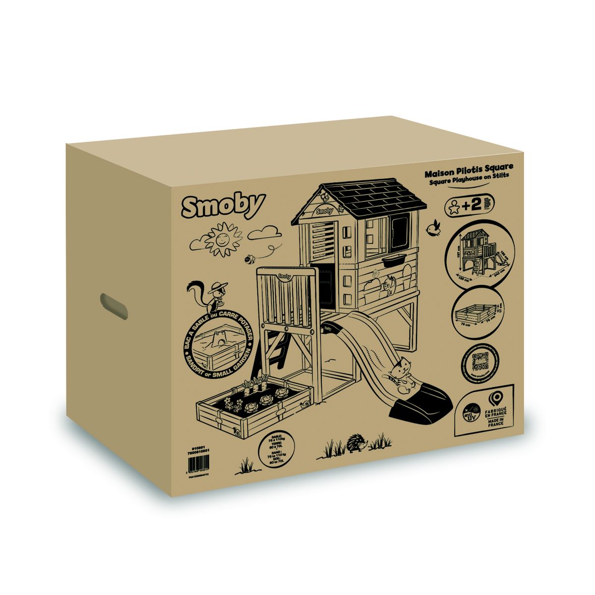 SMOBY Maison pilotis square