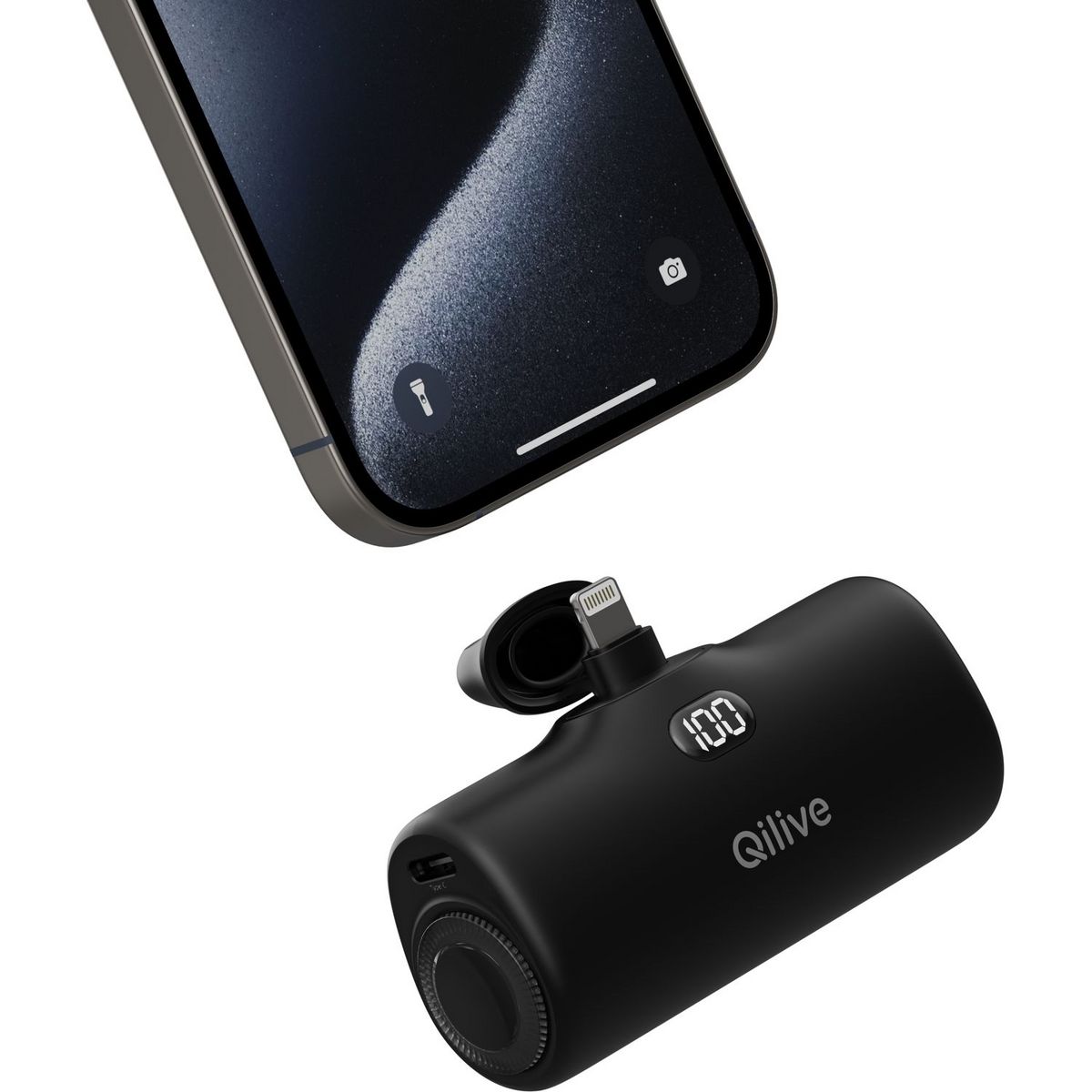 QILIVE Batterie de secours Lightning 4600mAh