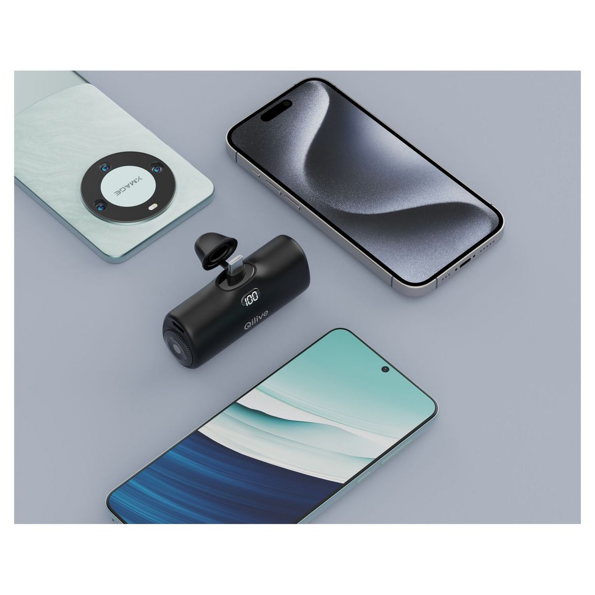 QILIVE Batterie de secours Lightning 4600mAh