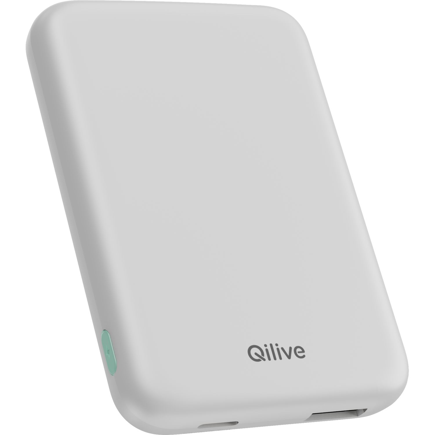 Voir la diapositive 2 : QILIVE Batterie de secours 5000mAh Magsafe - Blanc