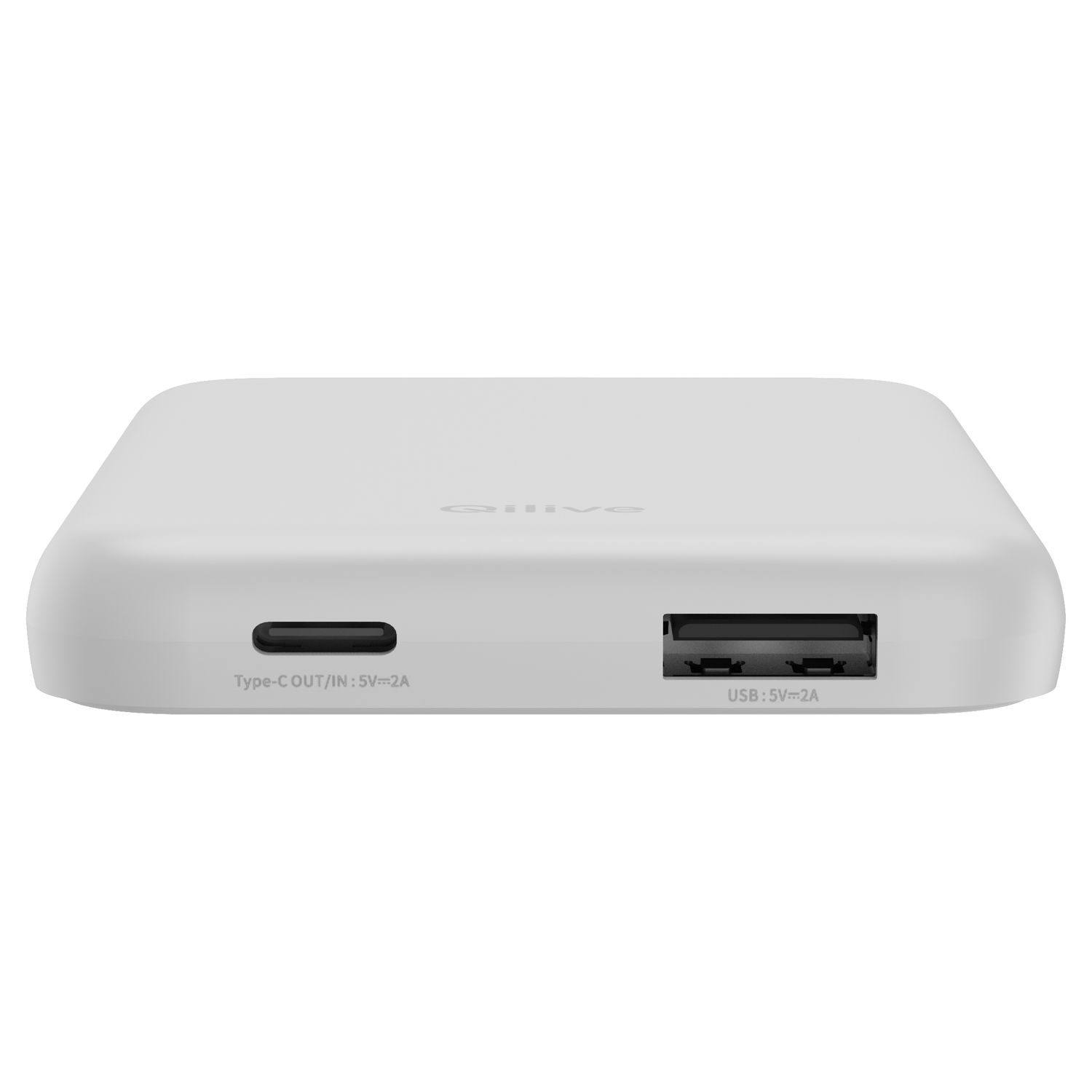 Voir la diapositive 3 : QILIVE Batterie de secours 5000mAh Magsafe - Blanc