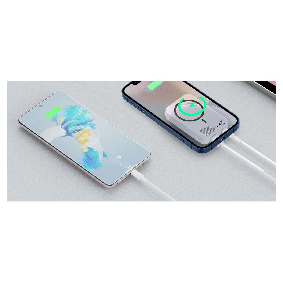 QILIVE Batterie de secours 5000mAh Magsafe - Blanc