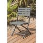 Voir la diapositive 5 : CITY GARDEN Salon de jardin - 4 places - Aluminium - Anthracite - MARIUS