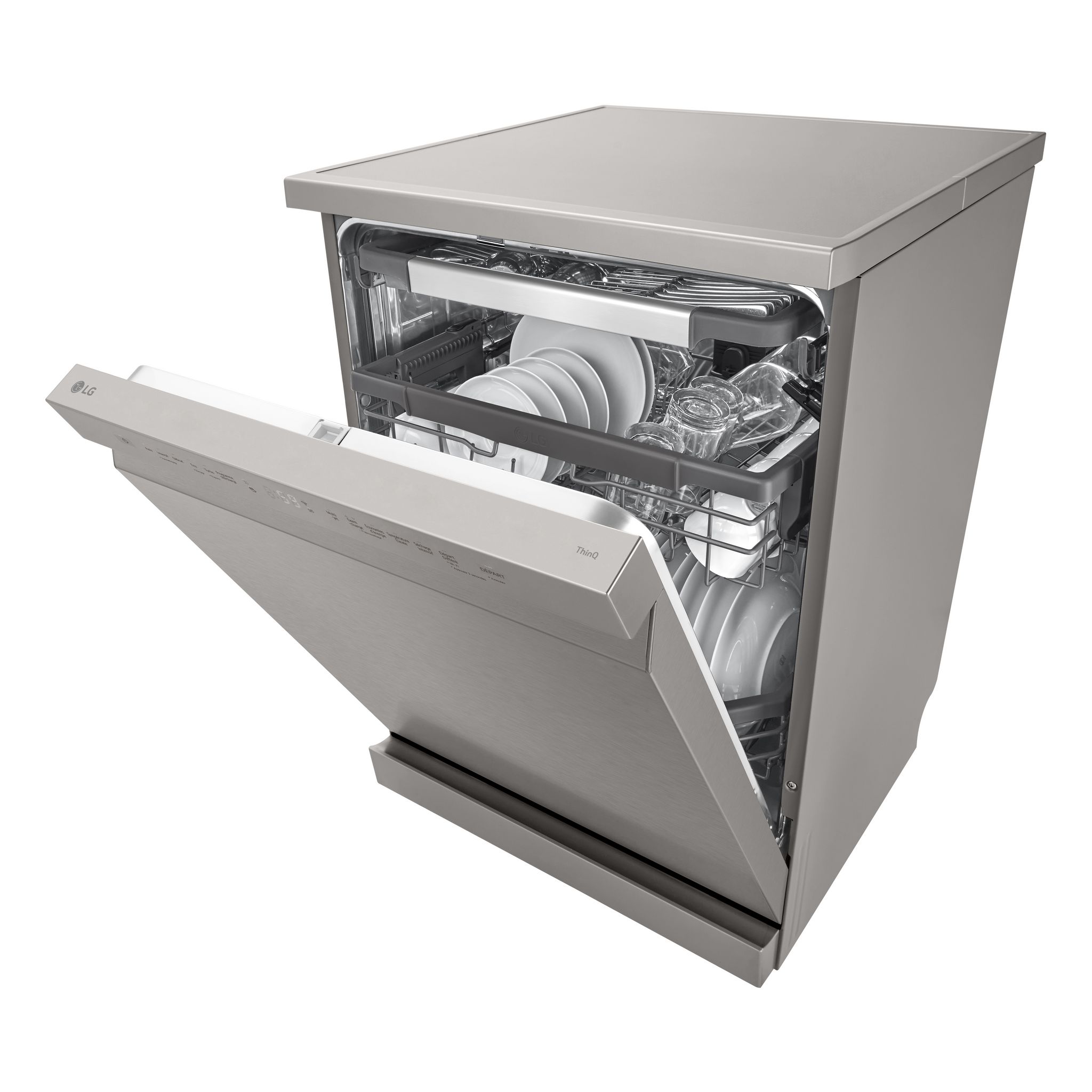 Voir la diapositive 6 : LG Lave vaisselle pose libre DF355FP, 14 couverts, 60 cm, 41 dB, C