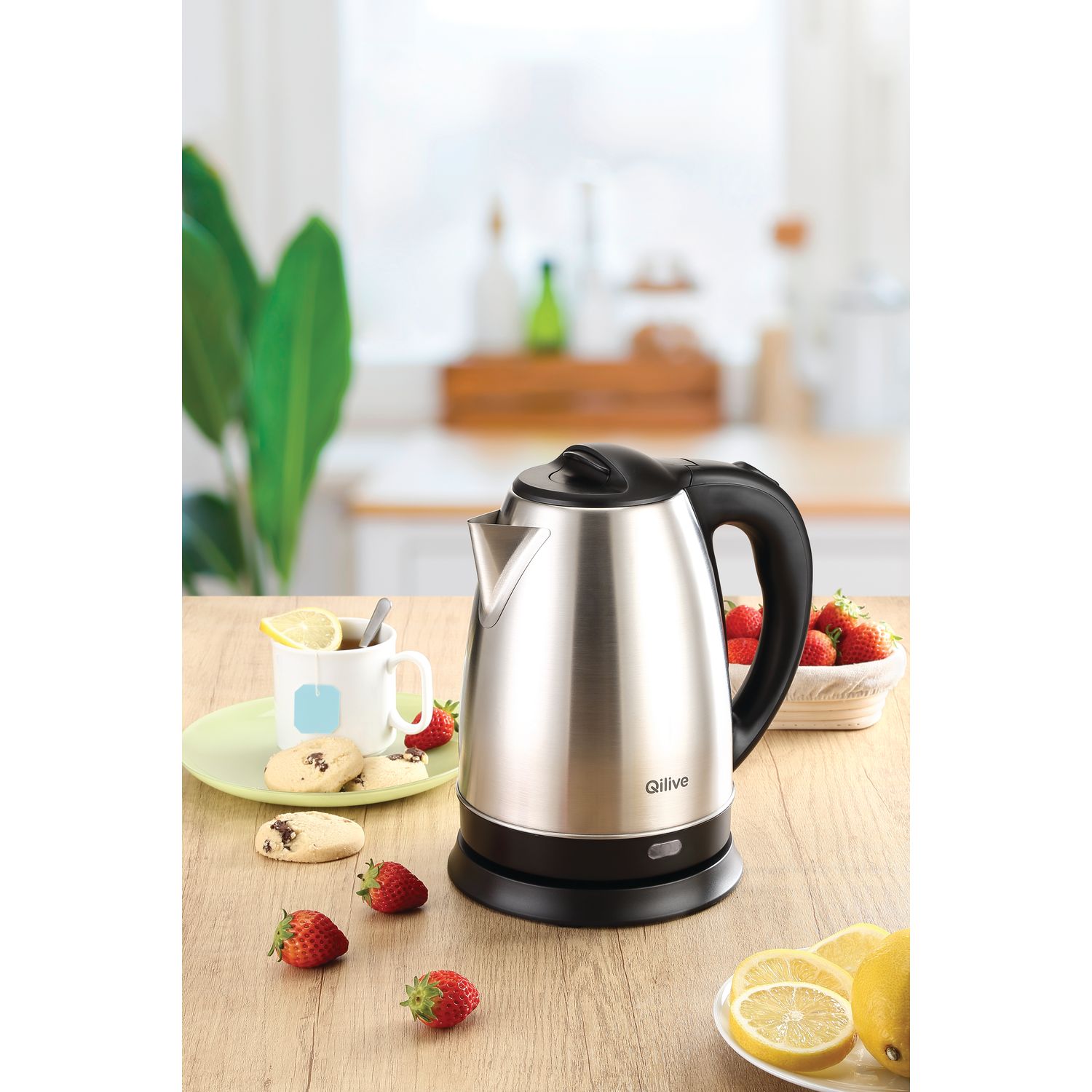 Voir la diapositive 2 : QILIVE Bouilloire électrique Q.5692 - Inox