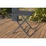 Voir la diapositive 3 : CITY GARDEN Salon de jardin - 2 places - Aluminium - Anthracite - MARIUS