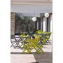 Voir la diapositive 6 : CITY GARDEN Salon de jardin - 2 places - Aluminium - Anthracite - MARIUS