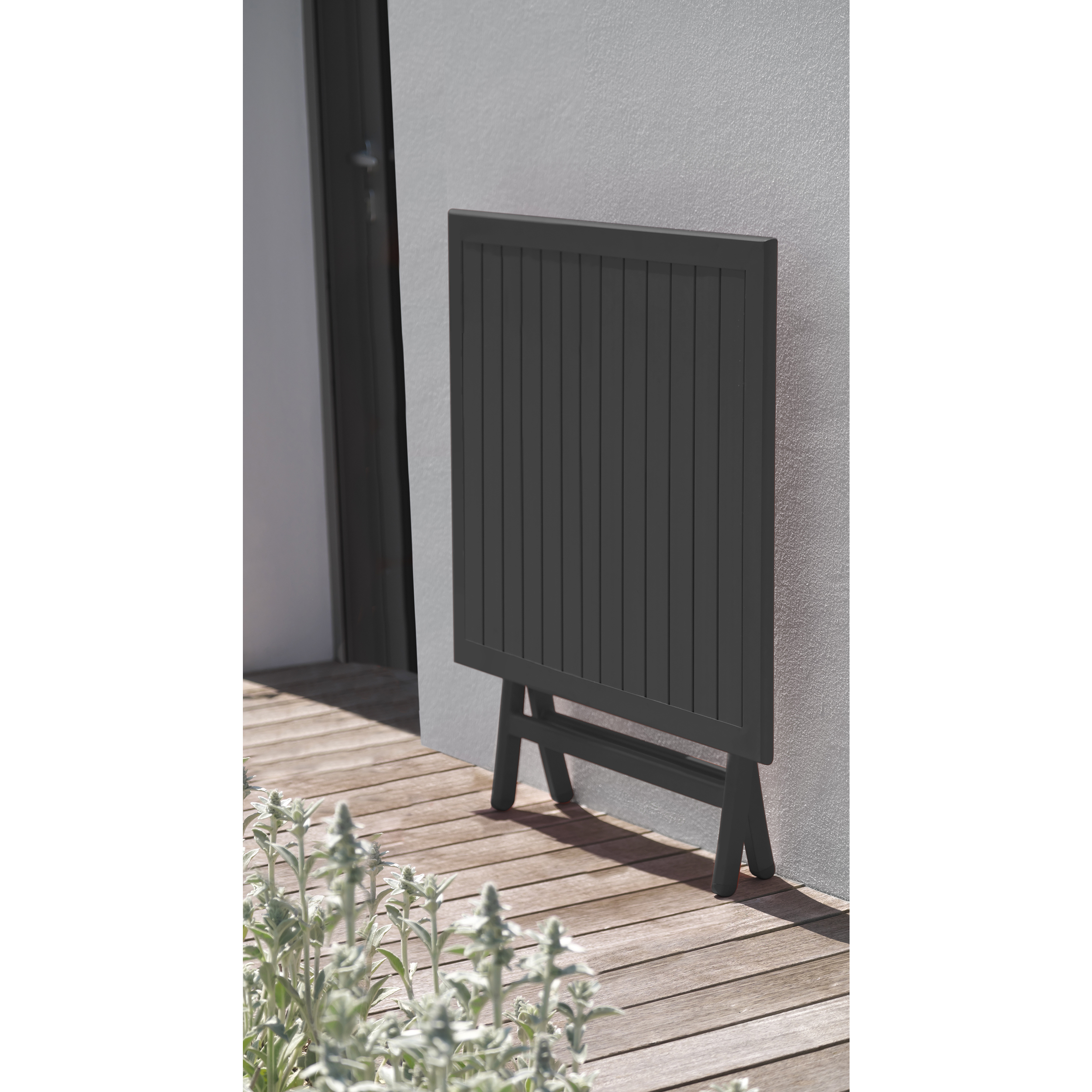 Voir la diapositive 8 : CITY GARDEN Salon de jardin - 2 places - Aluminium - Anthracite - MARIUS
