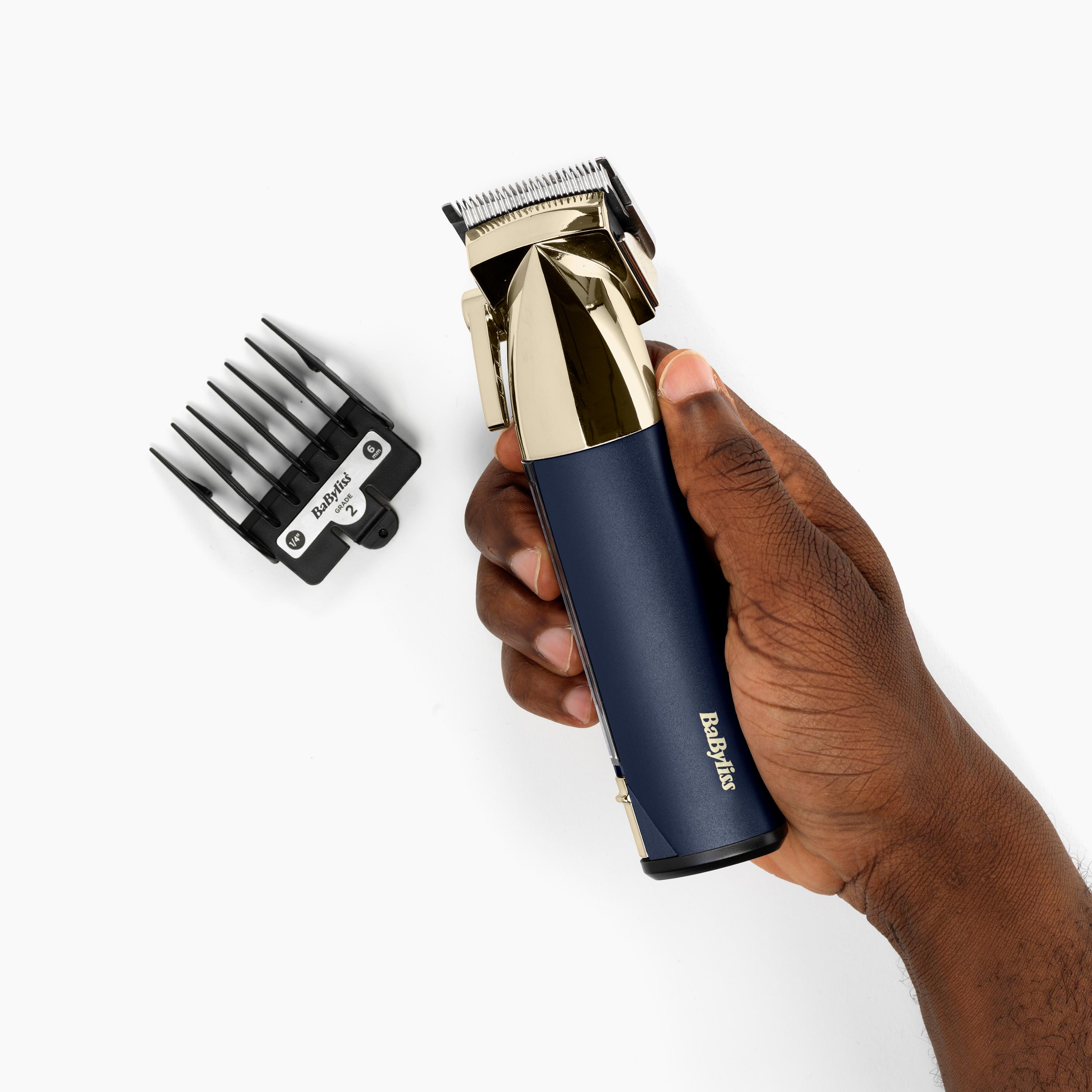 Voir la diapositive 3 : BABYLISS Tondeuse cheveux E992E - Bleu