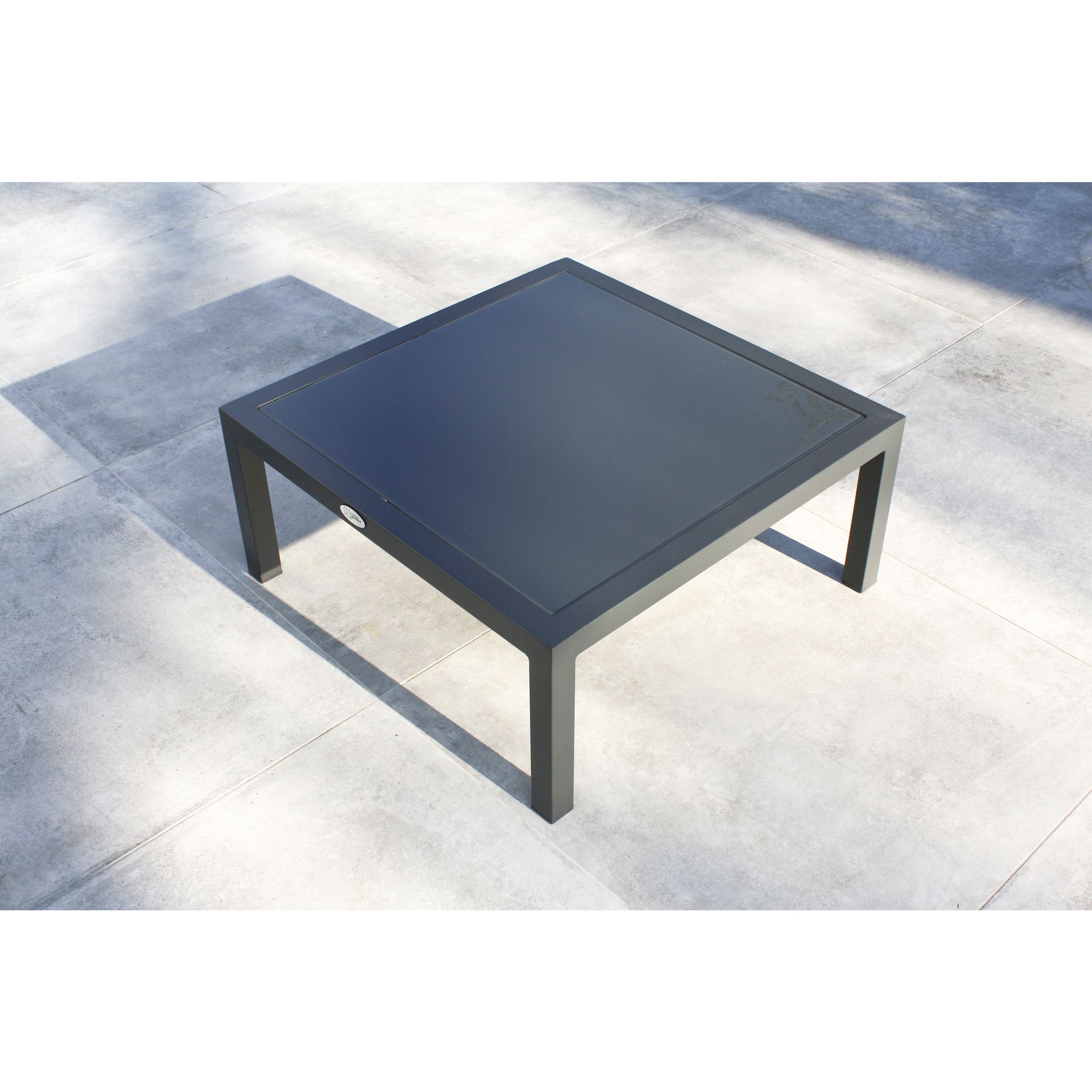 Voir la diapositive 8 : Salon de jardin d'angle - 4/6 places - Aluminium - Gris Anthracite - BEAUBOURG