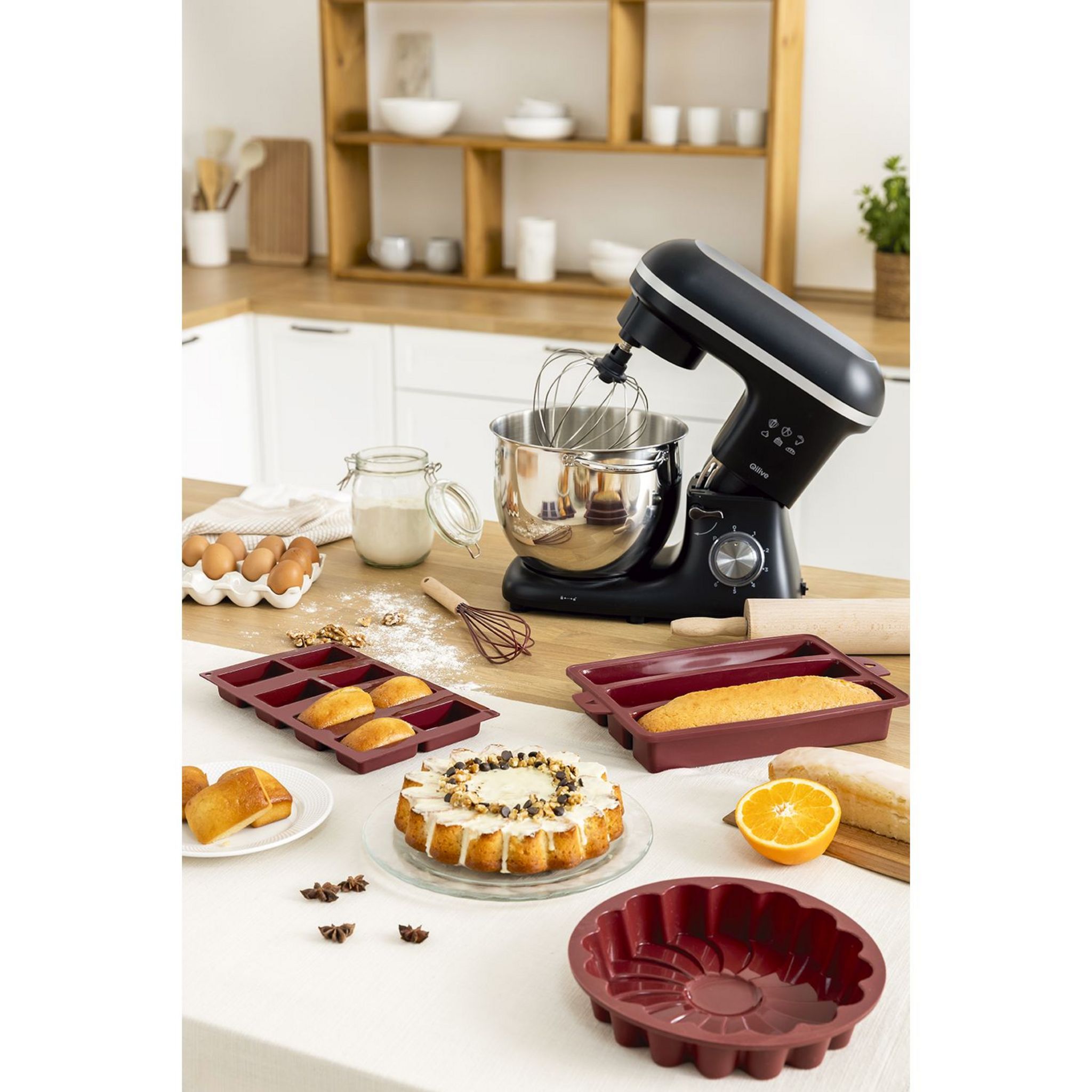 Voir la diapositive 3 : QILIVE Robot pâtissier Q.5180 - Noir